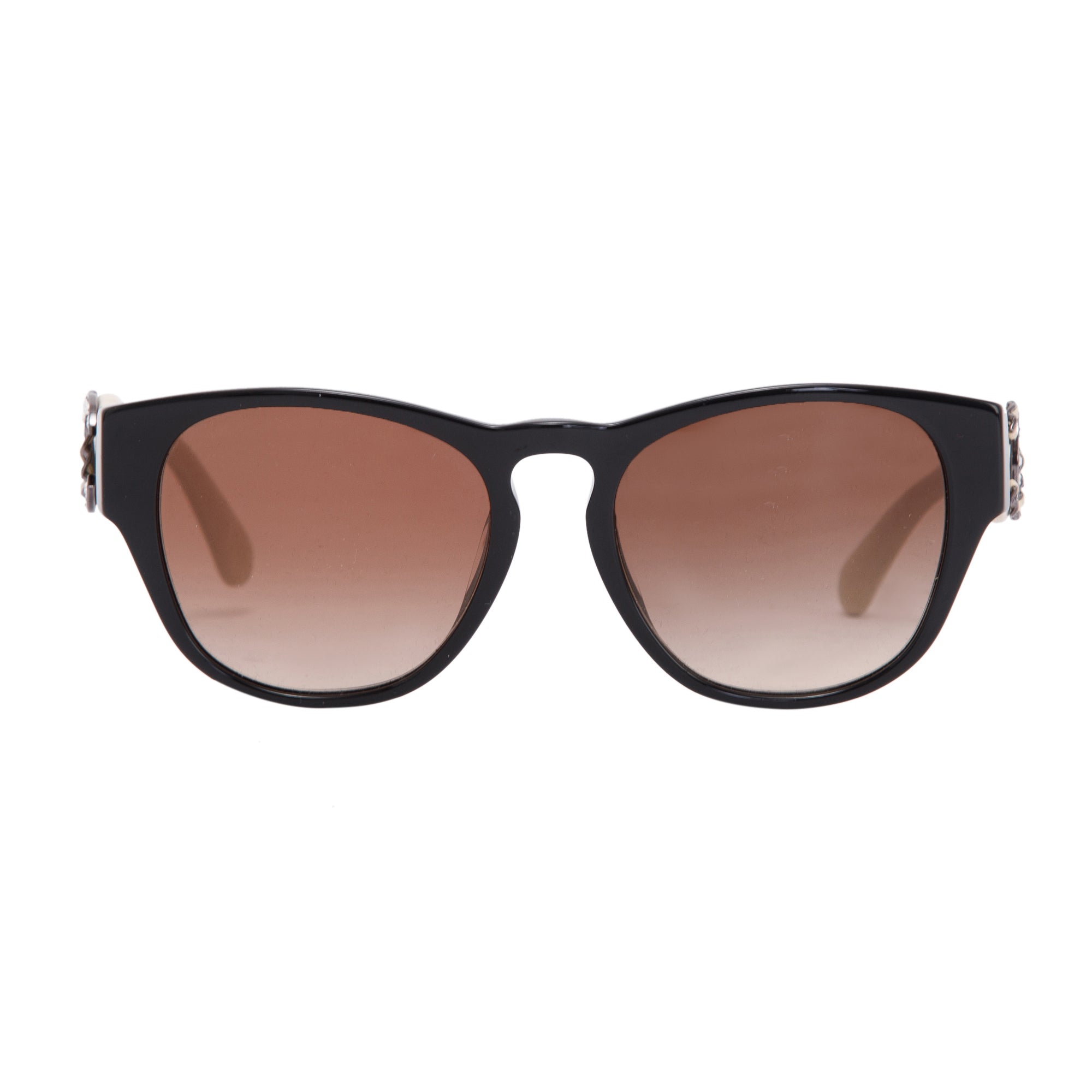 Chanel 5455QA Crystal CC Sunglasses w/ Case