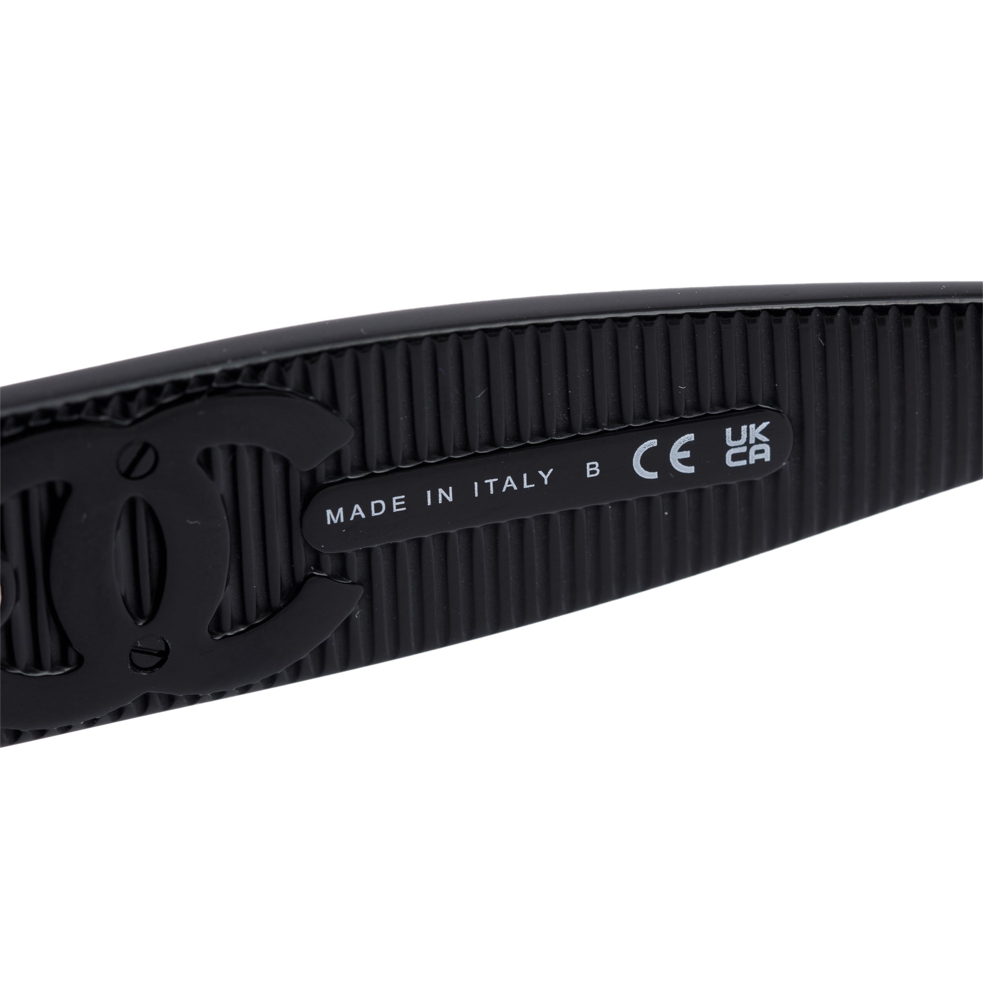 Chanel 5494 Black Acetate CC Logo Square Sunglasses