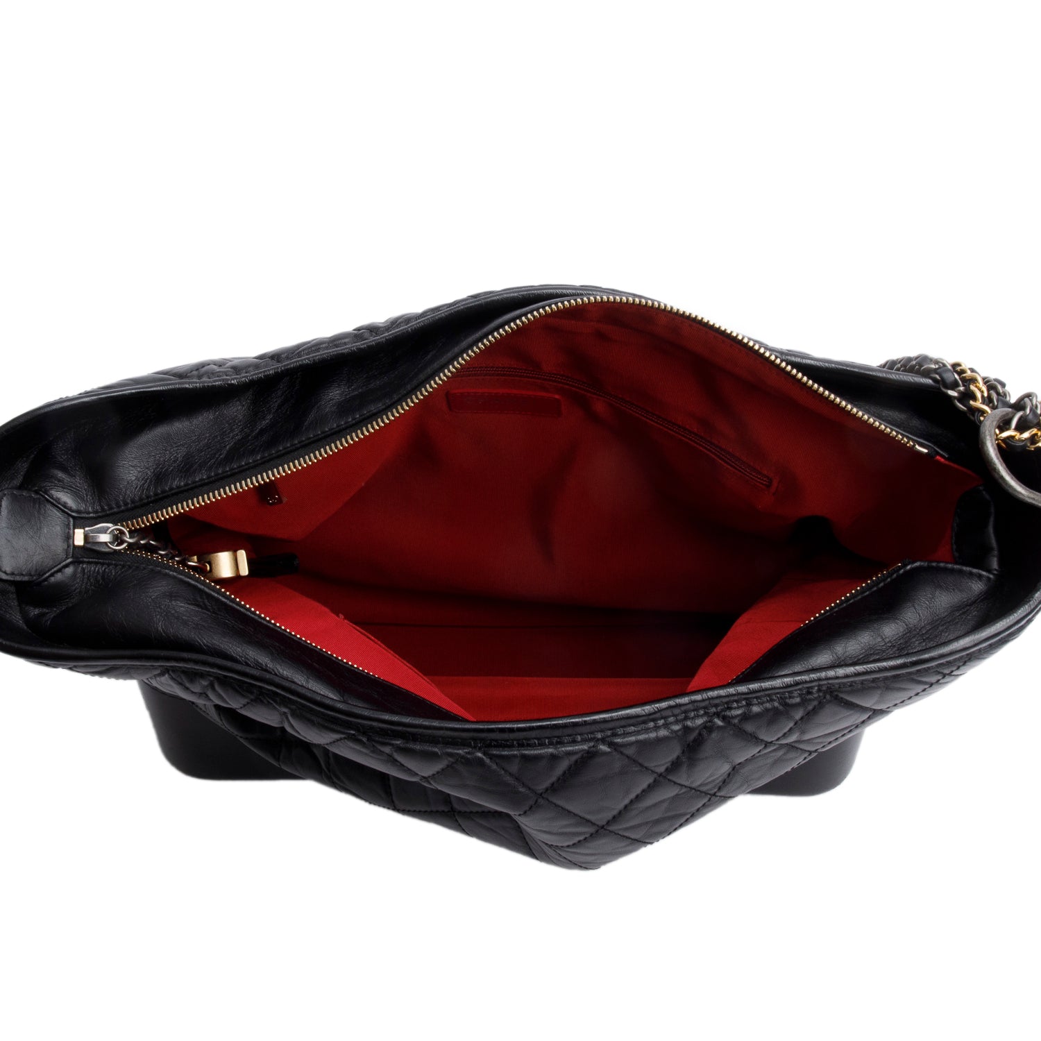 Chanel Aged Calfskin Quilted Large Gabrielle Hobo Bag