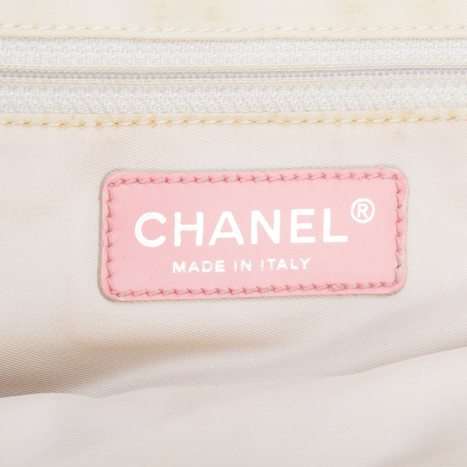 Chanel Pink Canvas Travel Ligne Tote