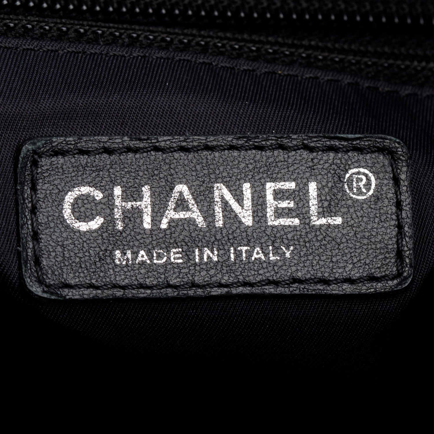 Chanel Black Coated Quilted Large Paris Biarritz Tote