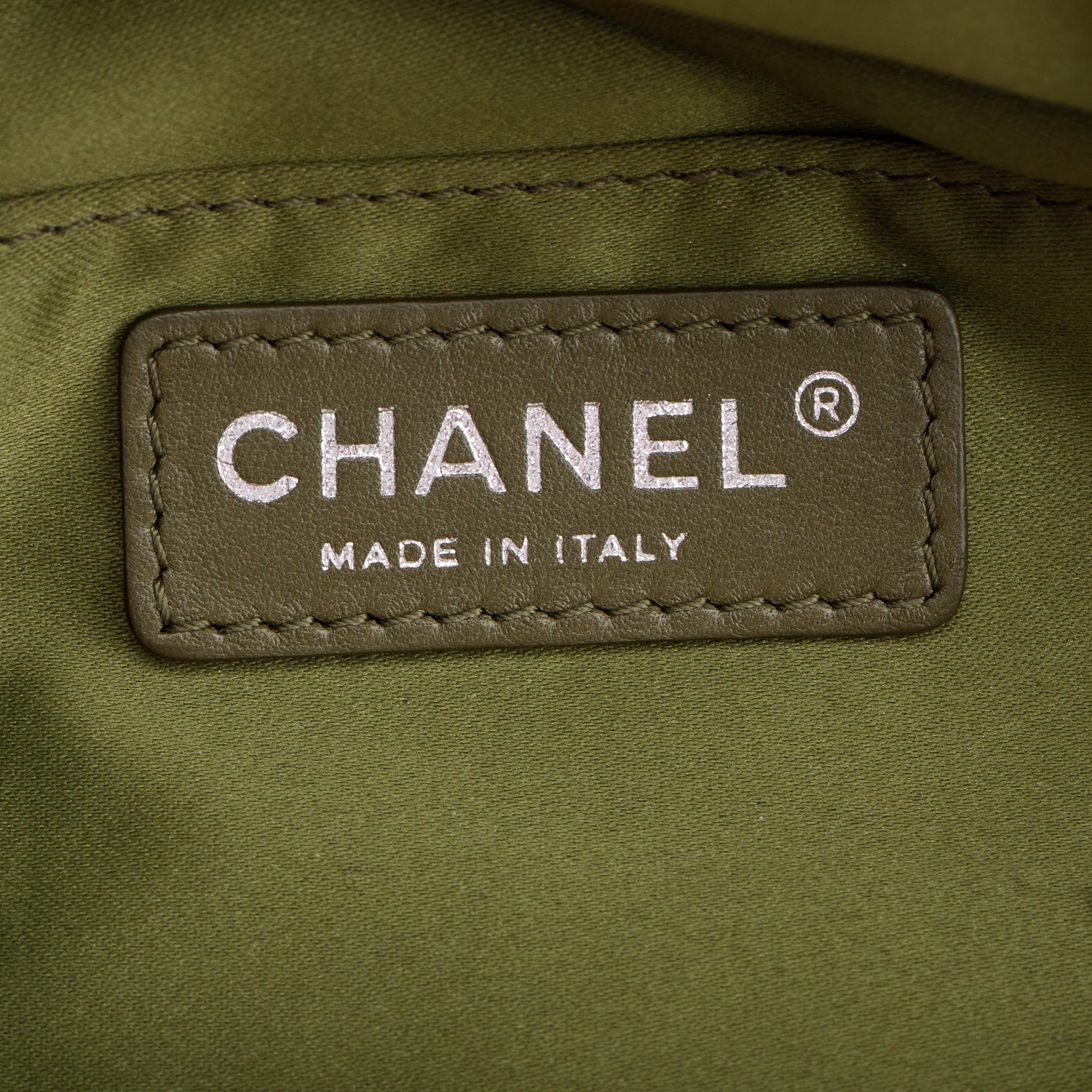 Chanel Khaki Canvas & Lambskin Leather Quilted Cocco Cuba Charms Waist Bag