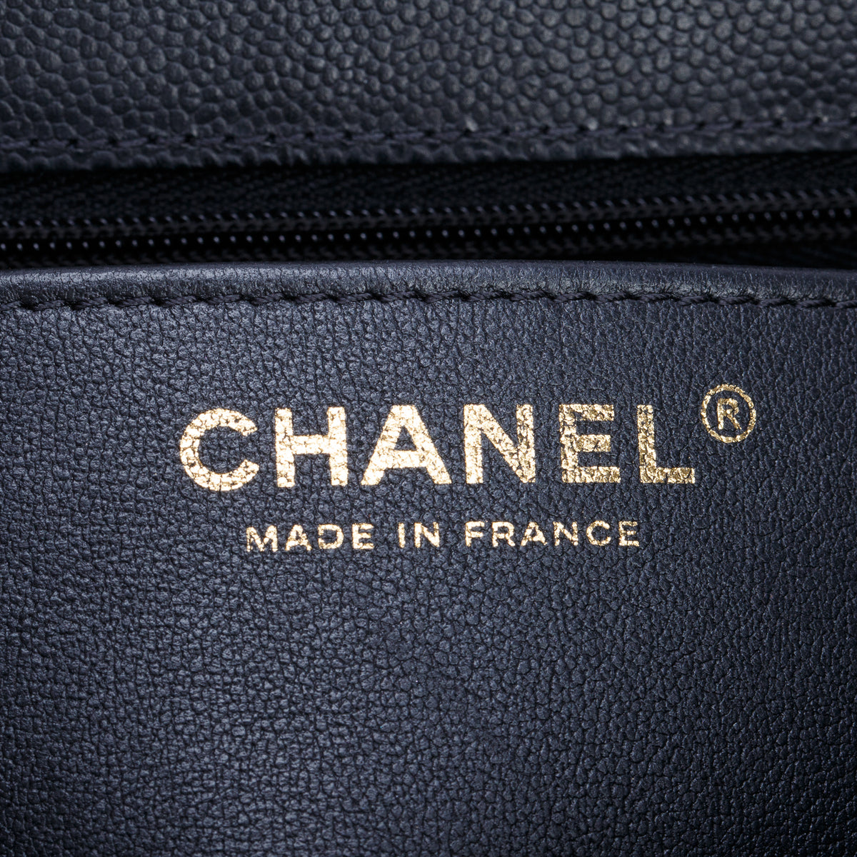 Chanel Black Quilted Caviar Small Coco First Flap Bag