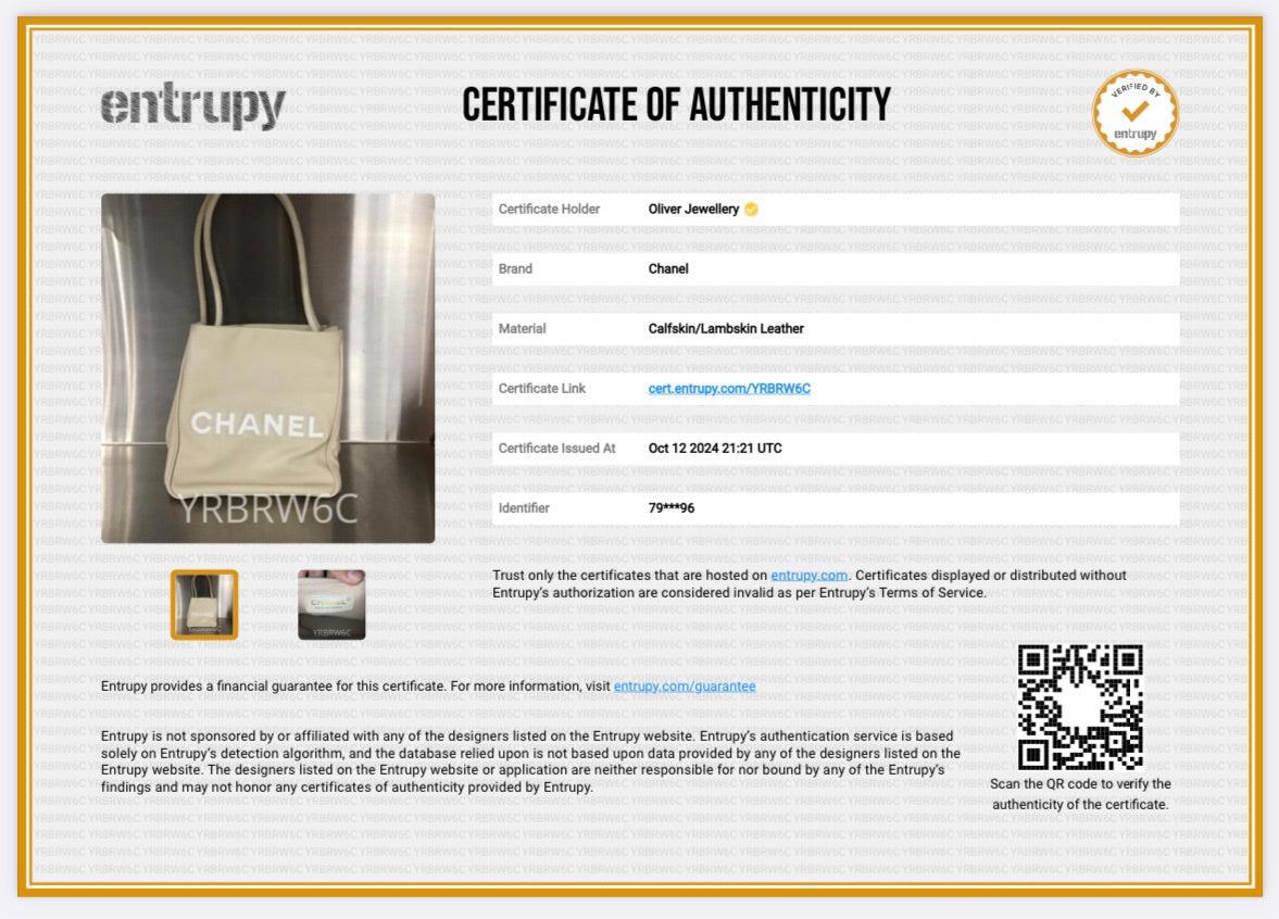 Chanel Beige Lambskin Leather Camellia Tote Bag