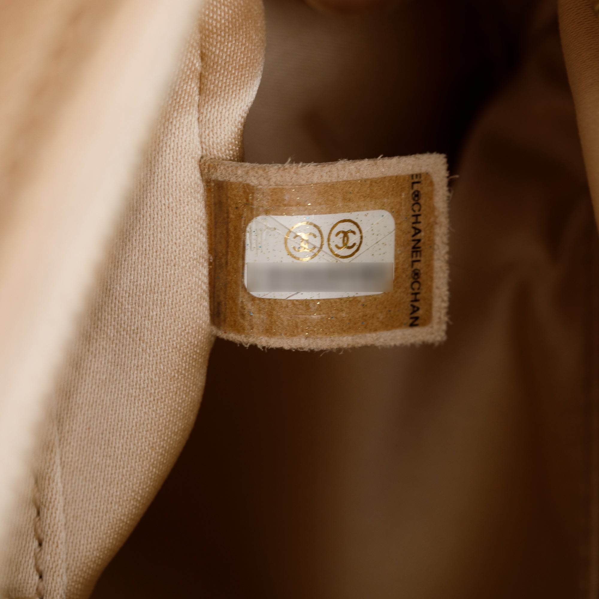 Chanel Beige Quilted Caviar Leather Petit Timeless Tote w/ Box & Authenticity Card