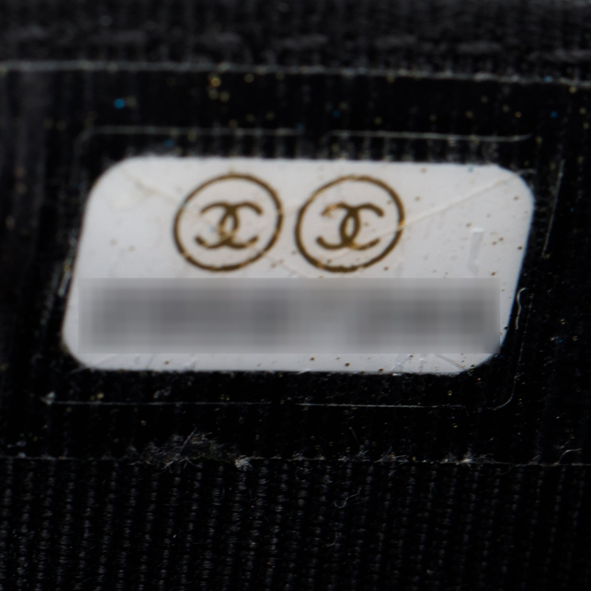 Chanel Black Aged Calfskin Leather Reissue Wallet on Chain w/ Box, Receipt & Authenticity Card