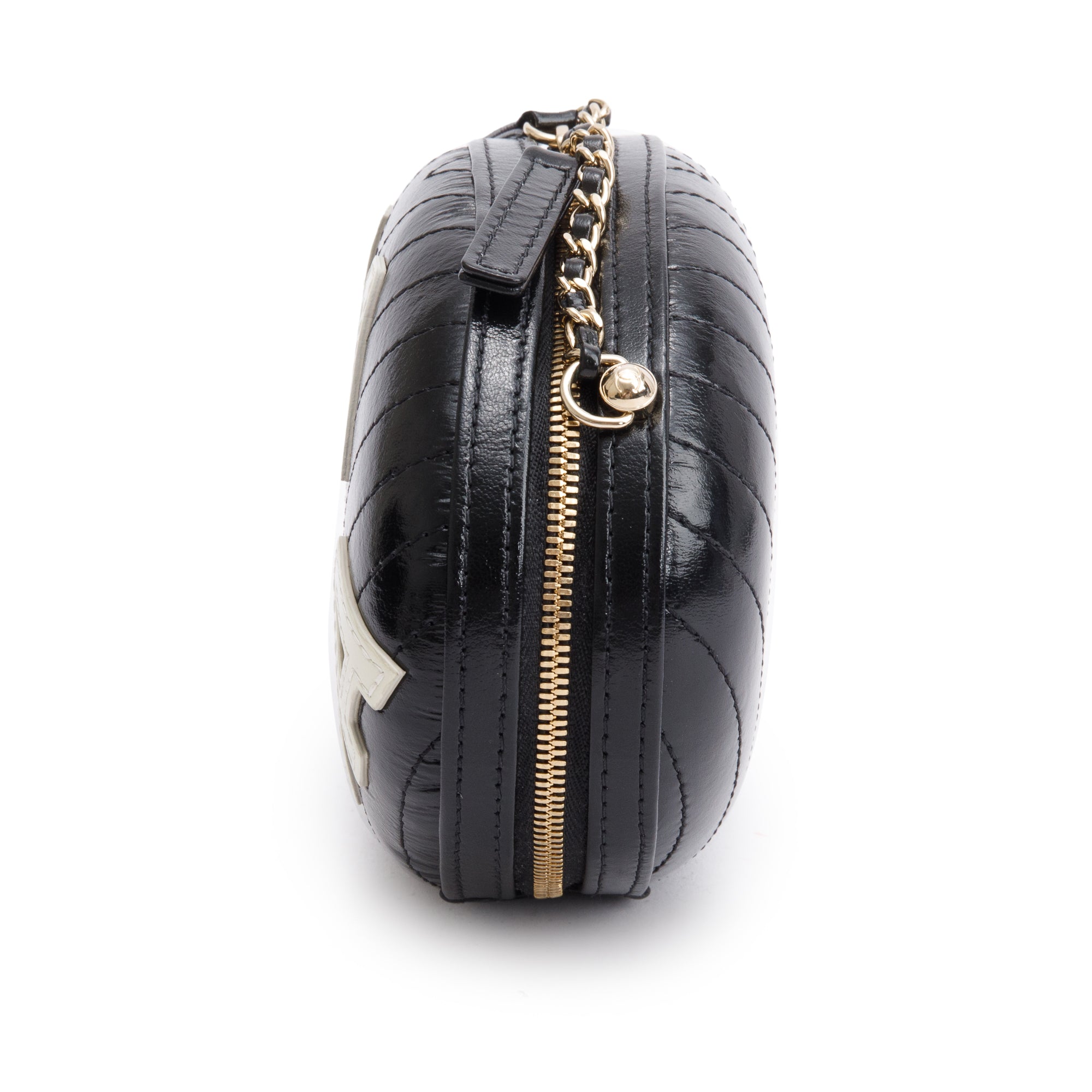 Chanel Black Calfskin Leather La Pausa Tassel Clutch Crossbody Bag w/ Authenticity Card