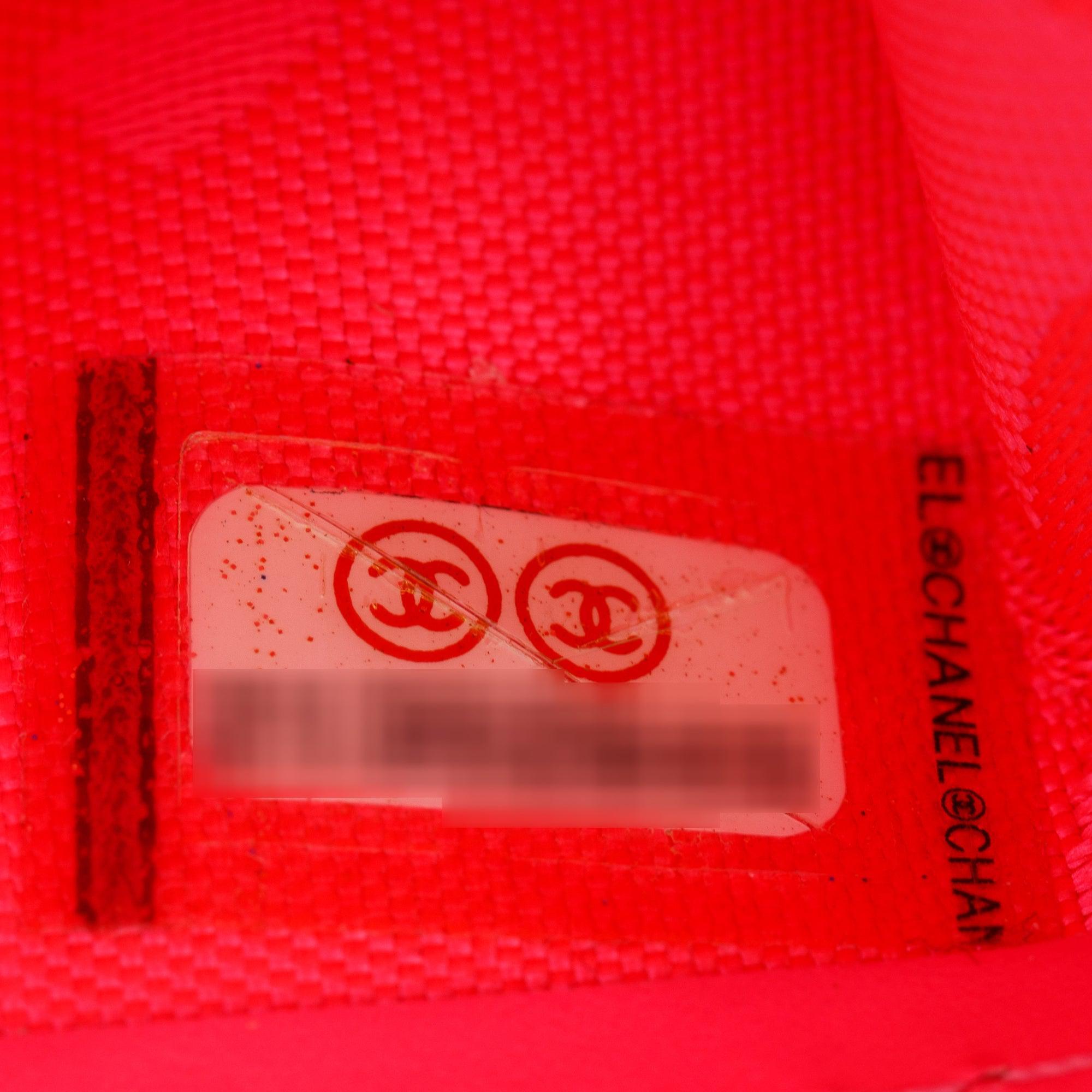 Chanel Black Calfskin Leather Ligne Cambon Yen Wallet