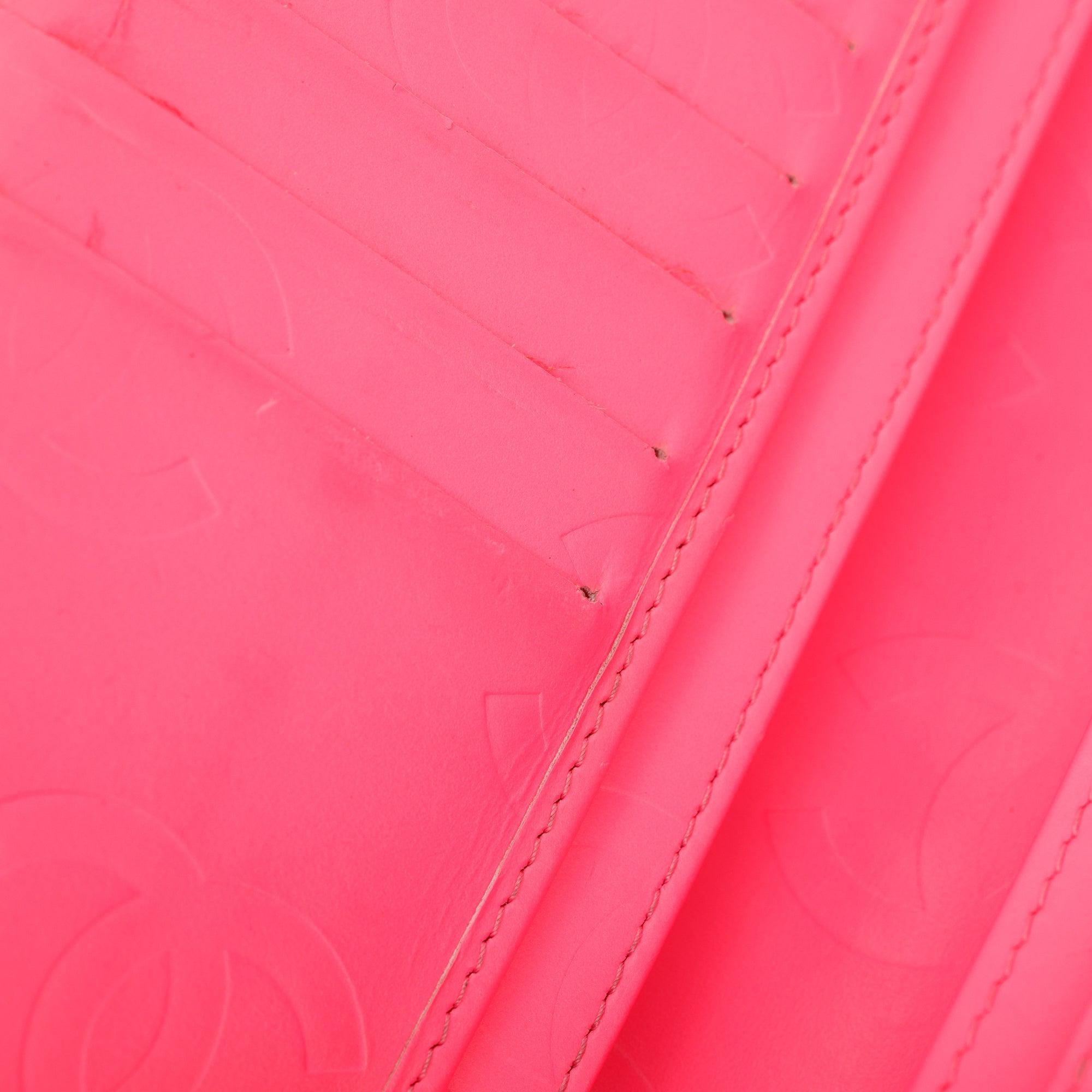 Chanel Black Calfskin Leather Ligne Cambon Yen Wallet