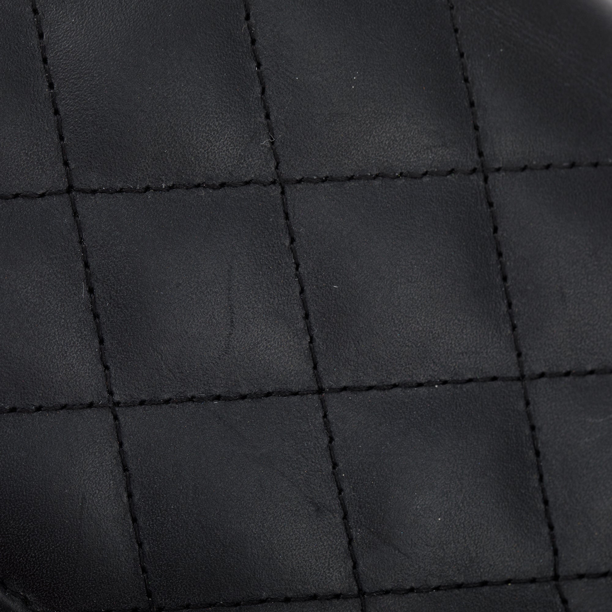 Chanel Black Calfskin Leather Ligne Cambon Yen Wallet