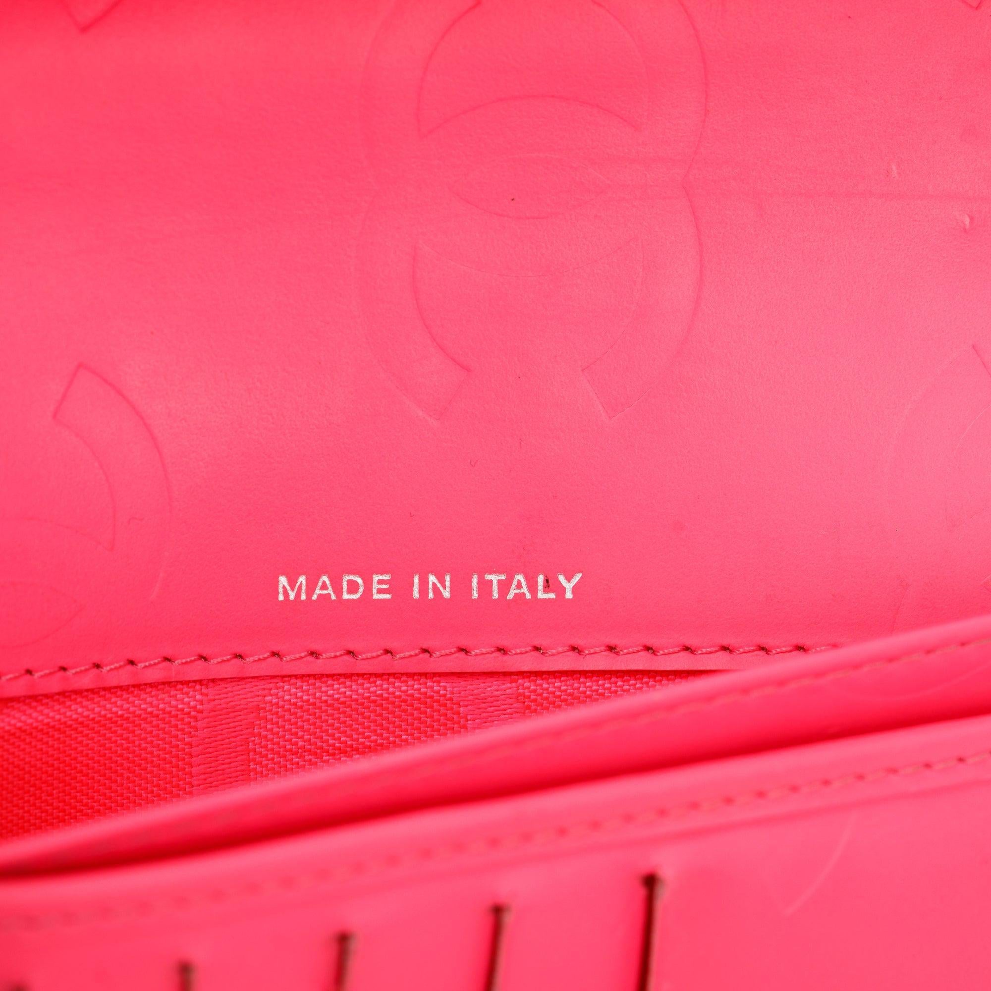 Chanel Black Calfskin Leather Ligne Cambon Yen Wallet