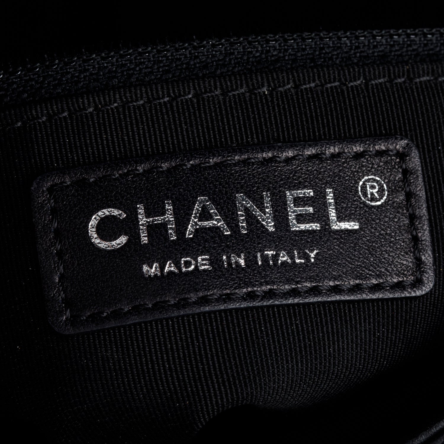 Chanel Black Calfskin Leather Small Tramezzo Flap Bag w/ Box, Receipt & Authenticity Card
