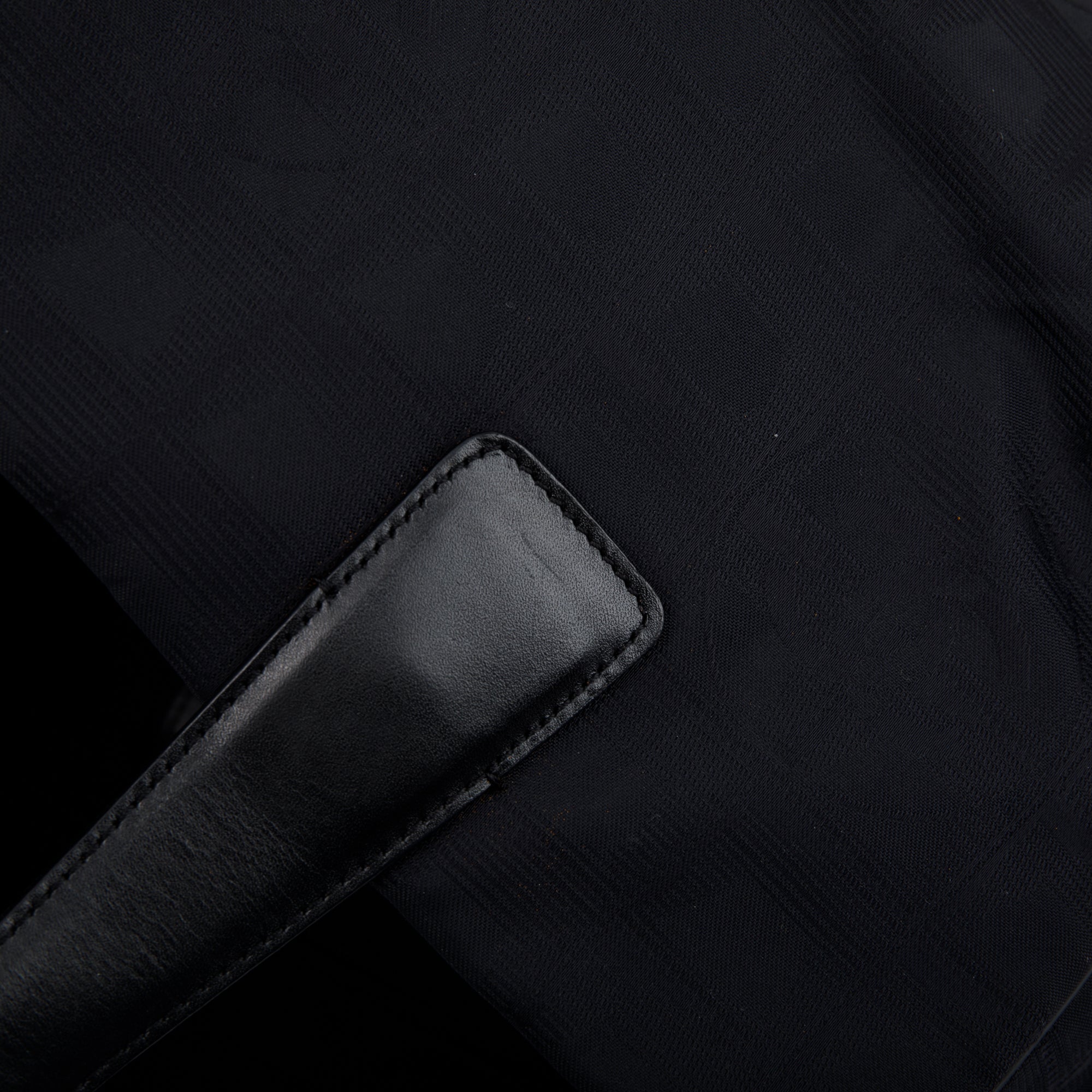 Chanel Black Canvas Travel Ligne Tote