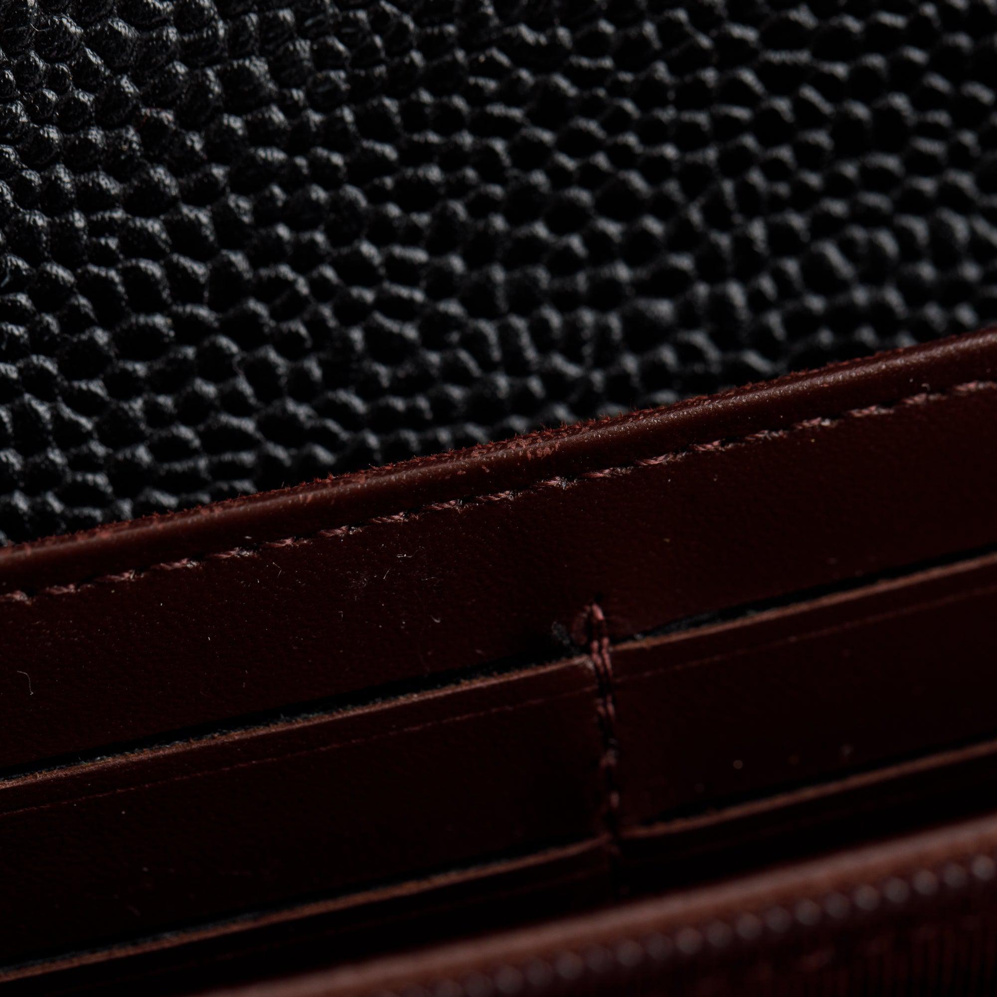 Chanel Black Caviar Classic Long Flap Wallet w/ Box, Authenticity Card & Receipt