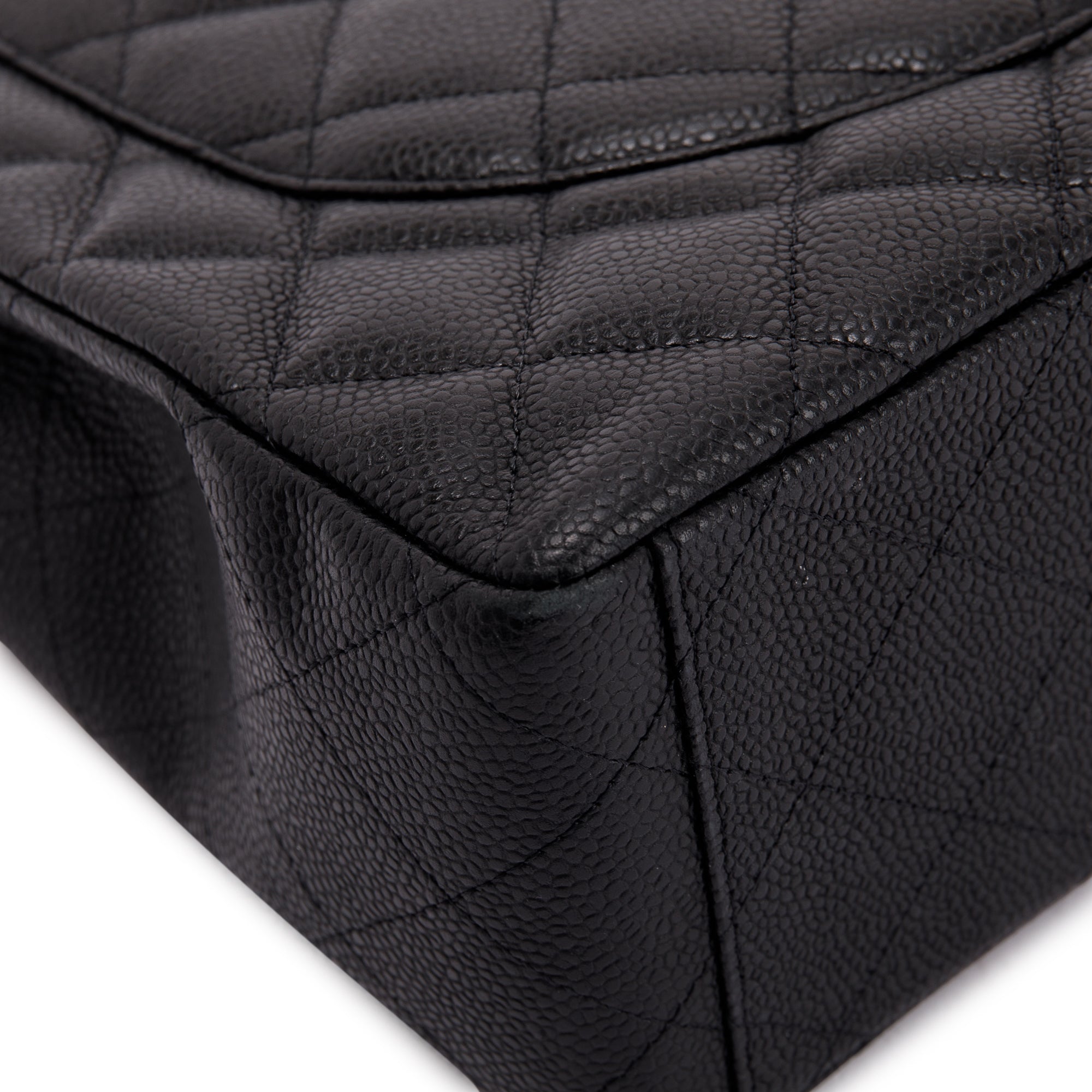 Chanel Black Caviar Classic Maxi Single Flap Bag