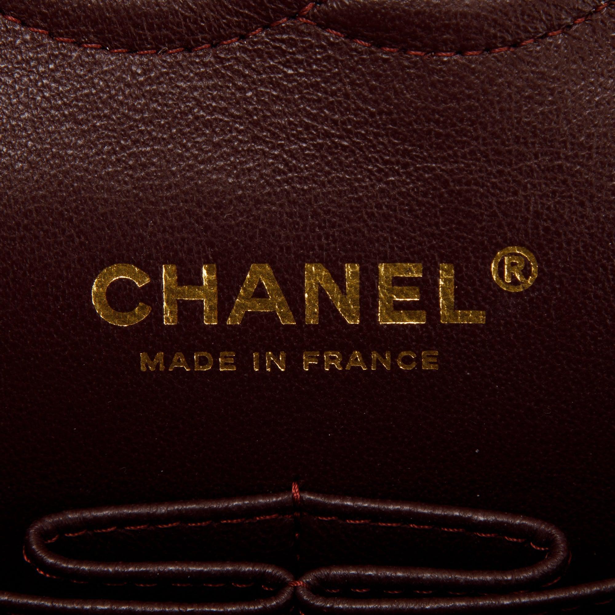 Chanel Black Caviar Classic Medium Double Flap Bag w/ Box