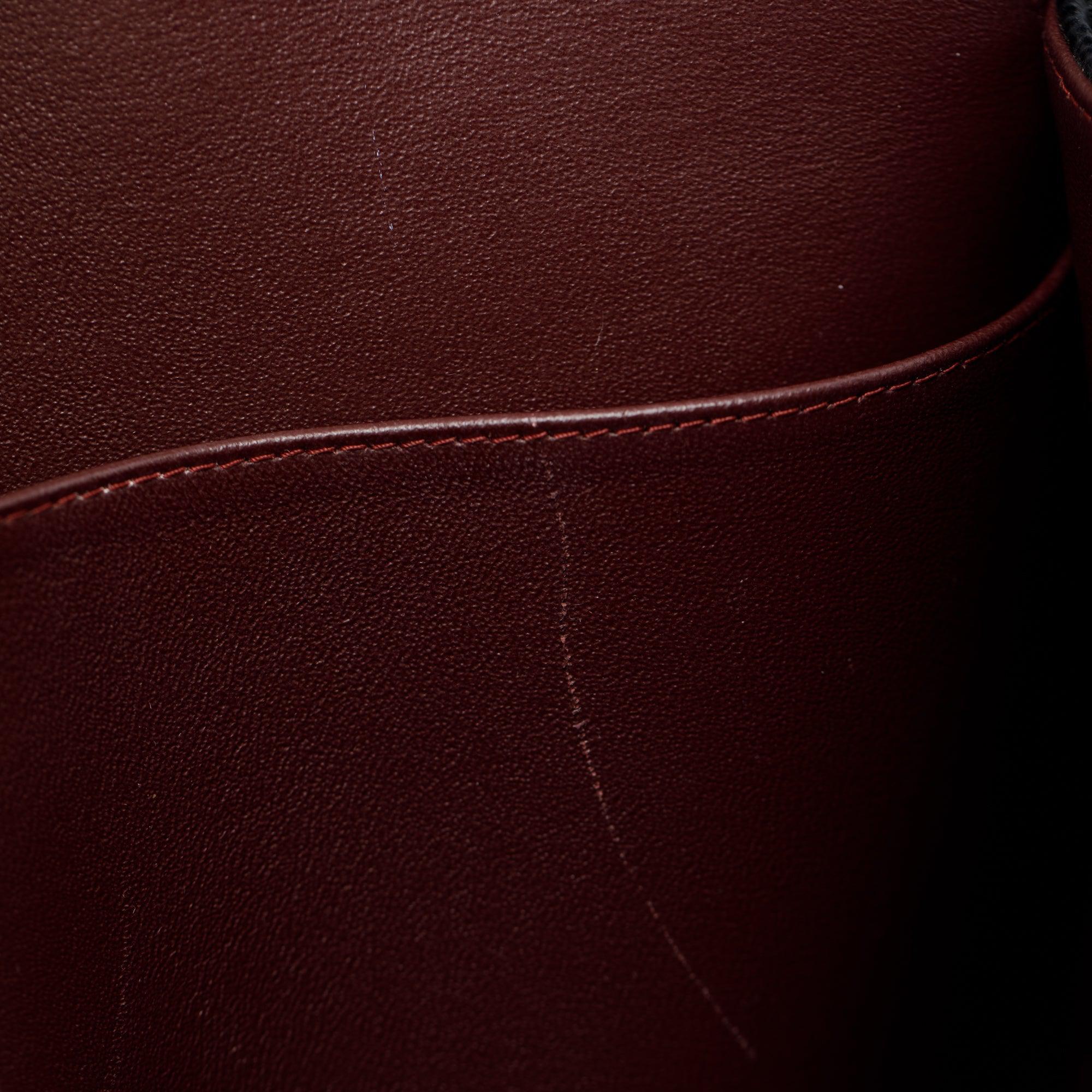 Chanel Black Caviar Leather Classic Jumbo Double Flap Bag w/ Box, Receipt & Authenticity Card