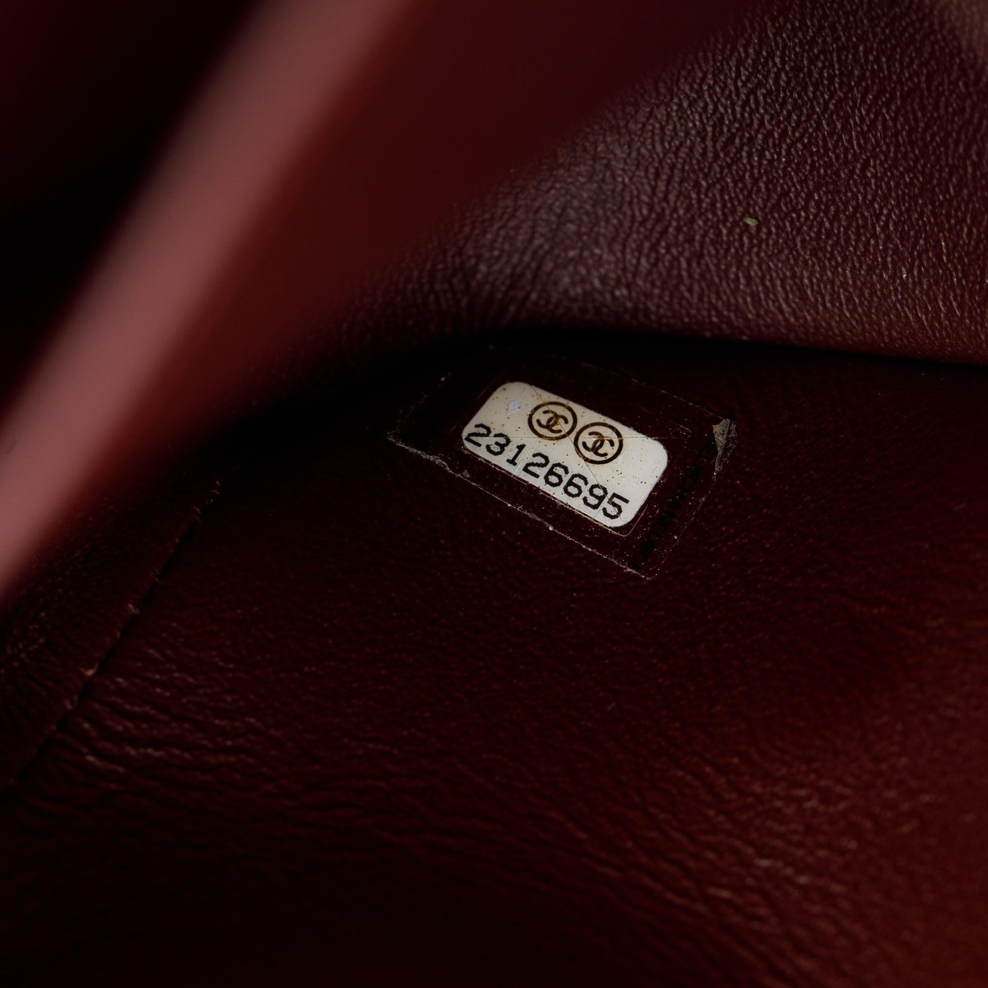 Chanel Black Caviar Leather Classic Jumbo Double Flap Bag w/ Box, Receipt & Authenticity Card