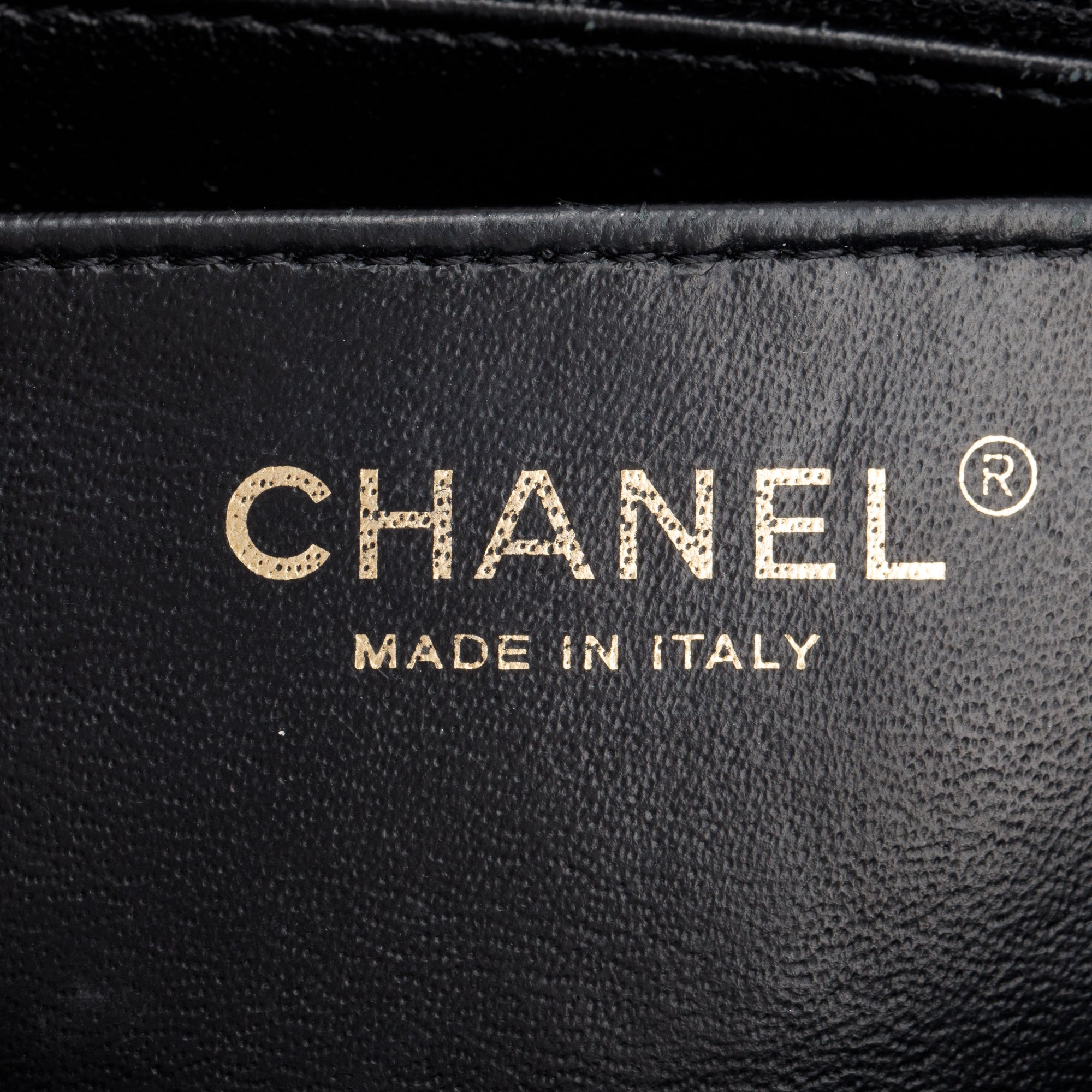 Chanel Black Caviar Leather Classic Mini Rectangular Flap Bag