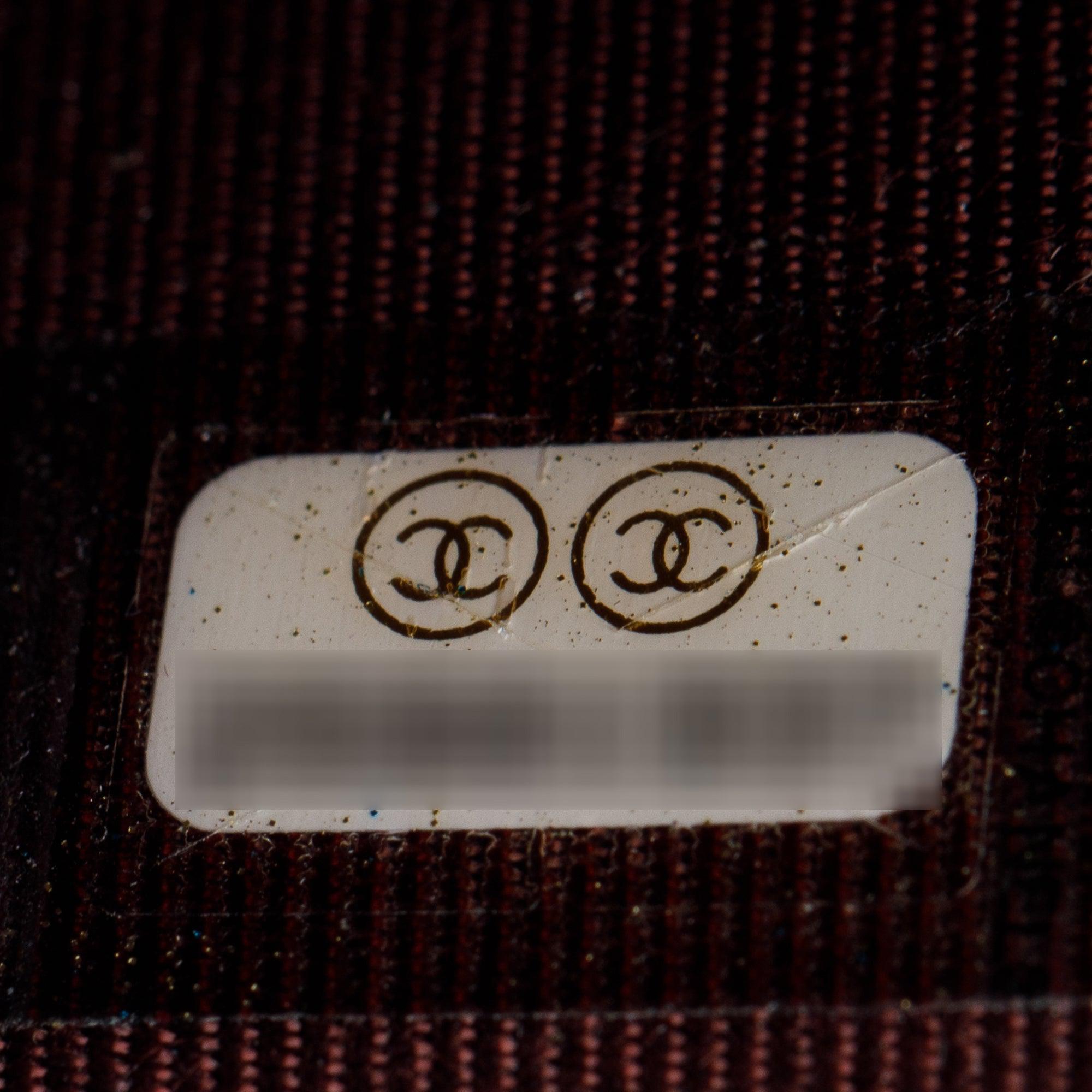 Chanel Black Caviar Leather Classic Zipped Coin Purse w/ Box & Authenticity Card