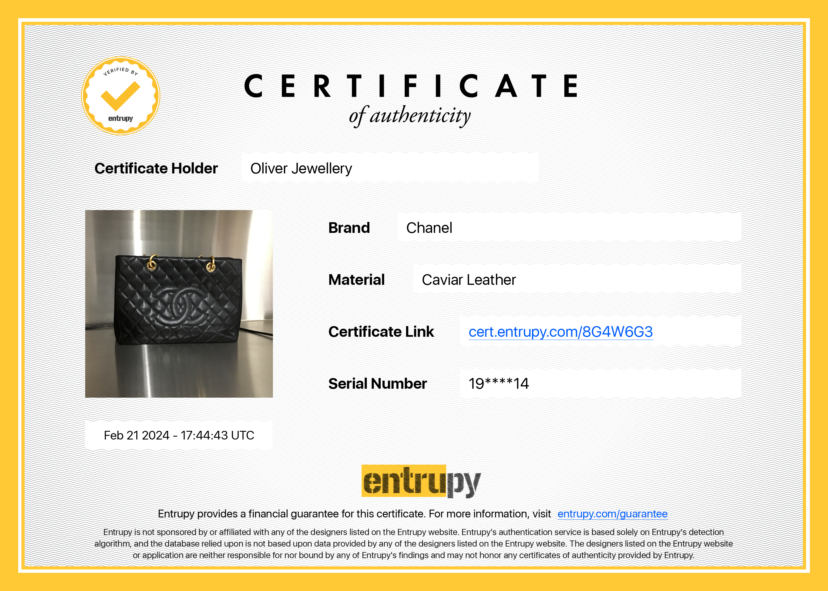 Chanel Black Caviar Leather Grand Shopping Tote (GST)