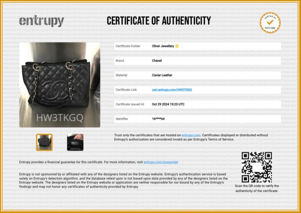 Chanel Black Caviar Leather Grand Shopping Tote (GST)