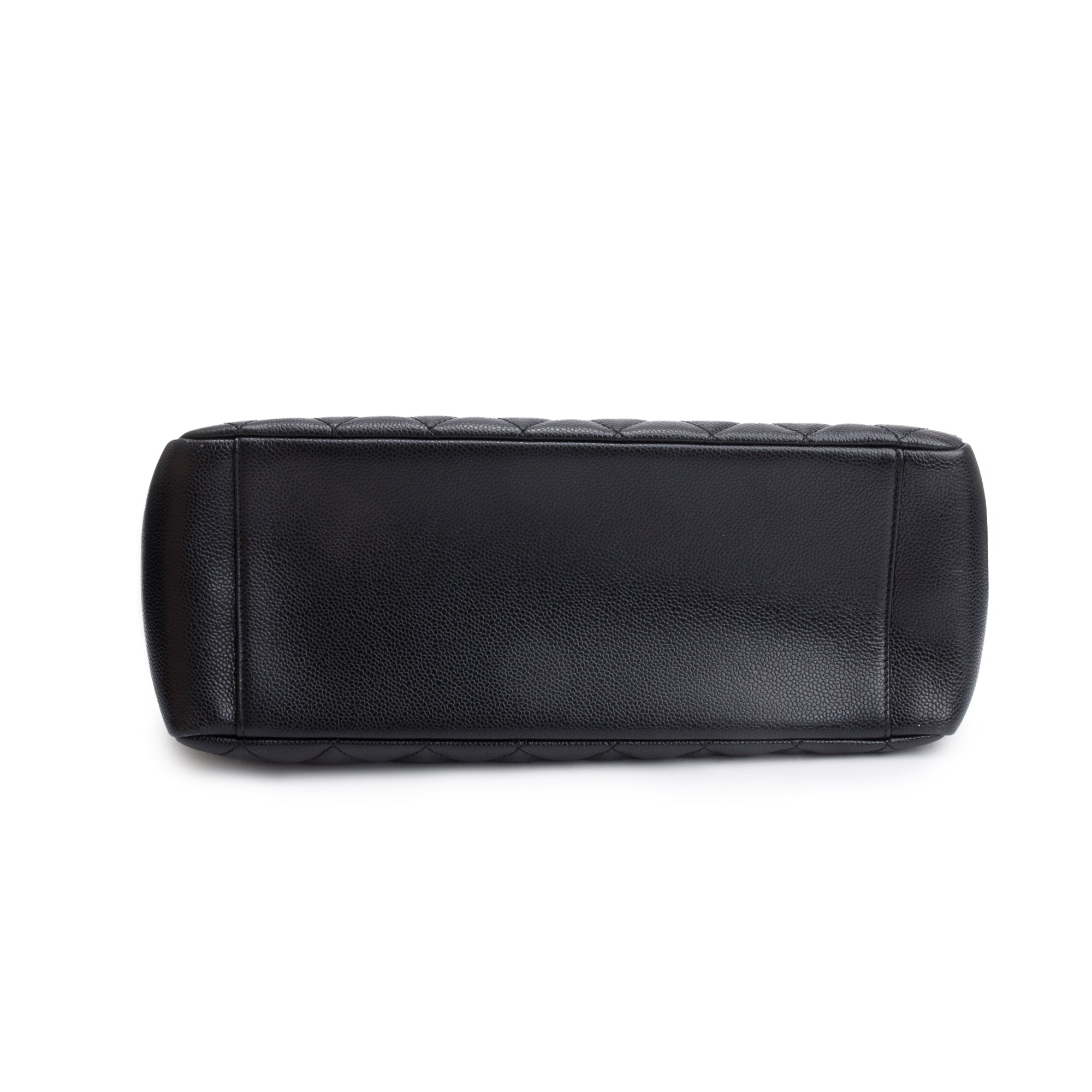 Chanel Black Caviar Leather Grand Shopping Tote (GST) w/ Authenticity Card