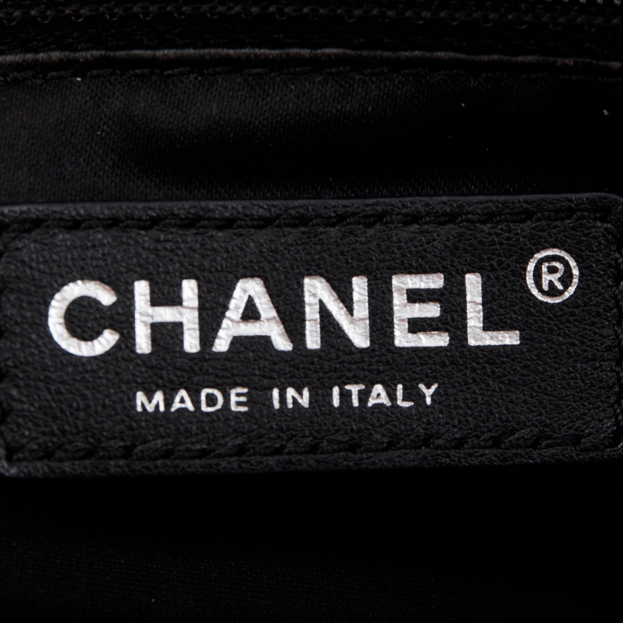 Chanel Black Caviar Leather Grand Shopping Tote (GST) w/ Authenticity Card