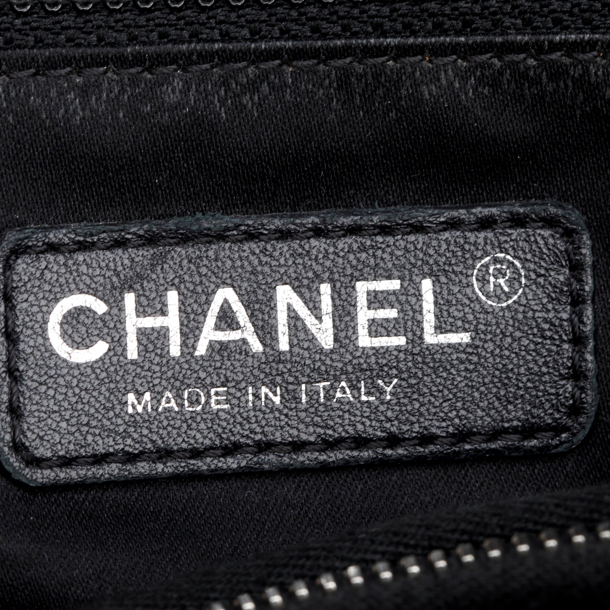 Chanel Black Caviar Leather Grand Shopping Tote (GST) w/ Authenticity Card