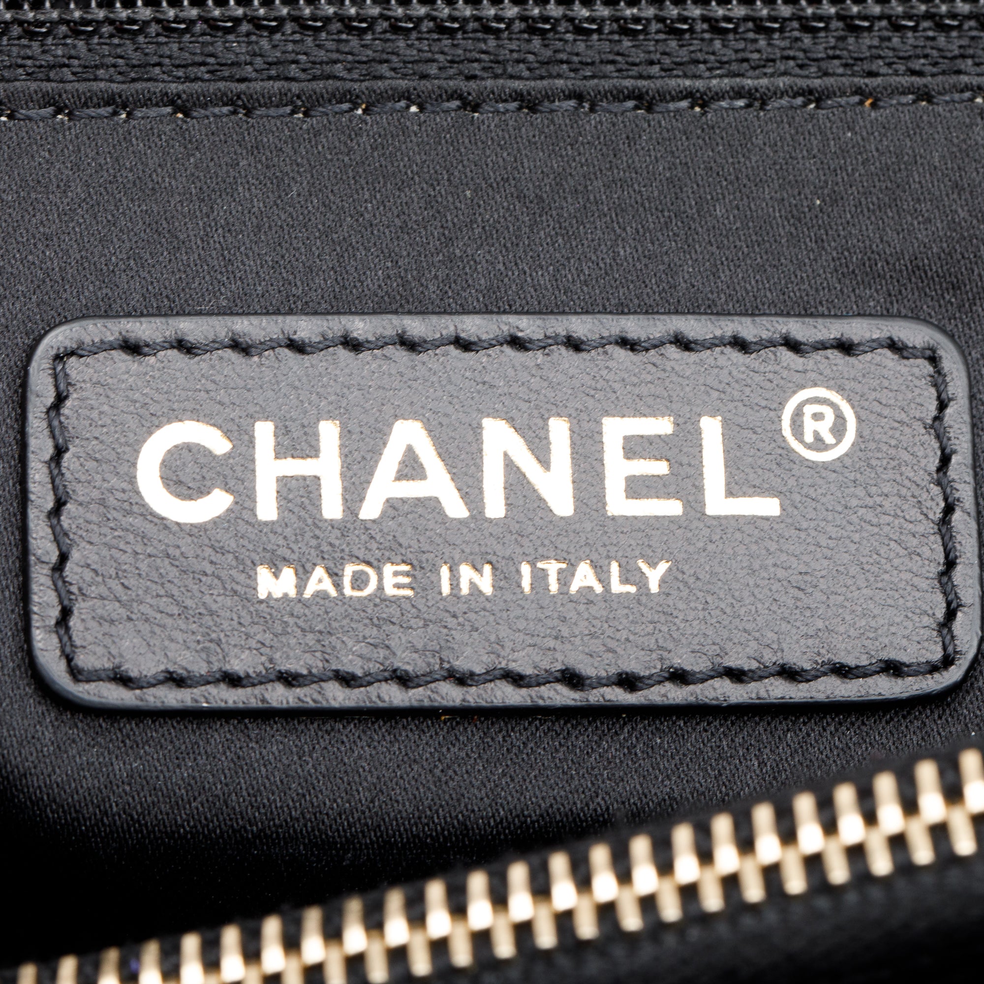 Chanel Black Caviar Leather Grand Shopping Tote (GST) w/ Authenticity Card