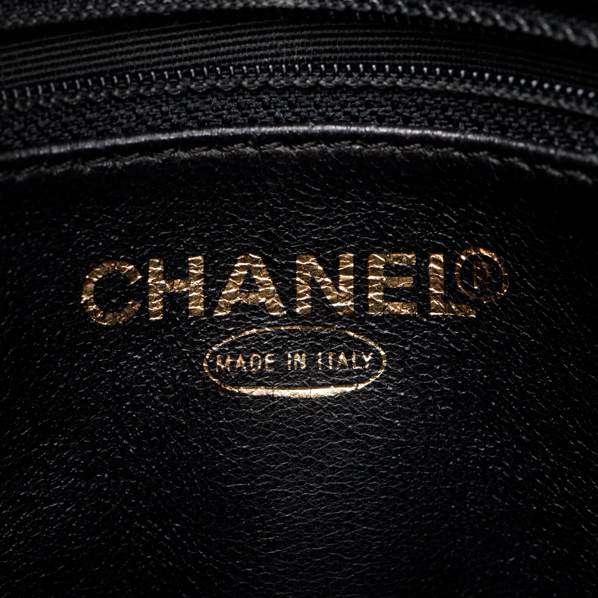 Chanel Black Caviar Leather Medallion Tote w/ Authenticity Card