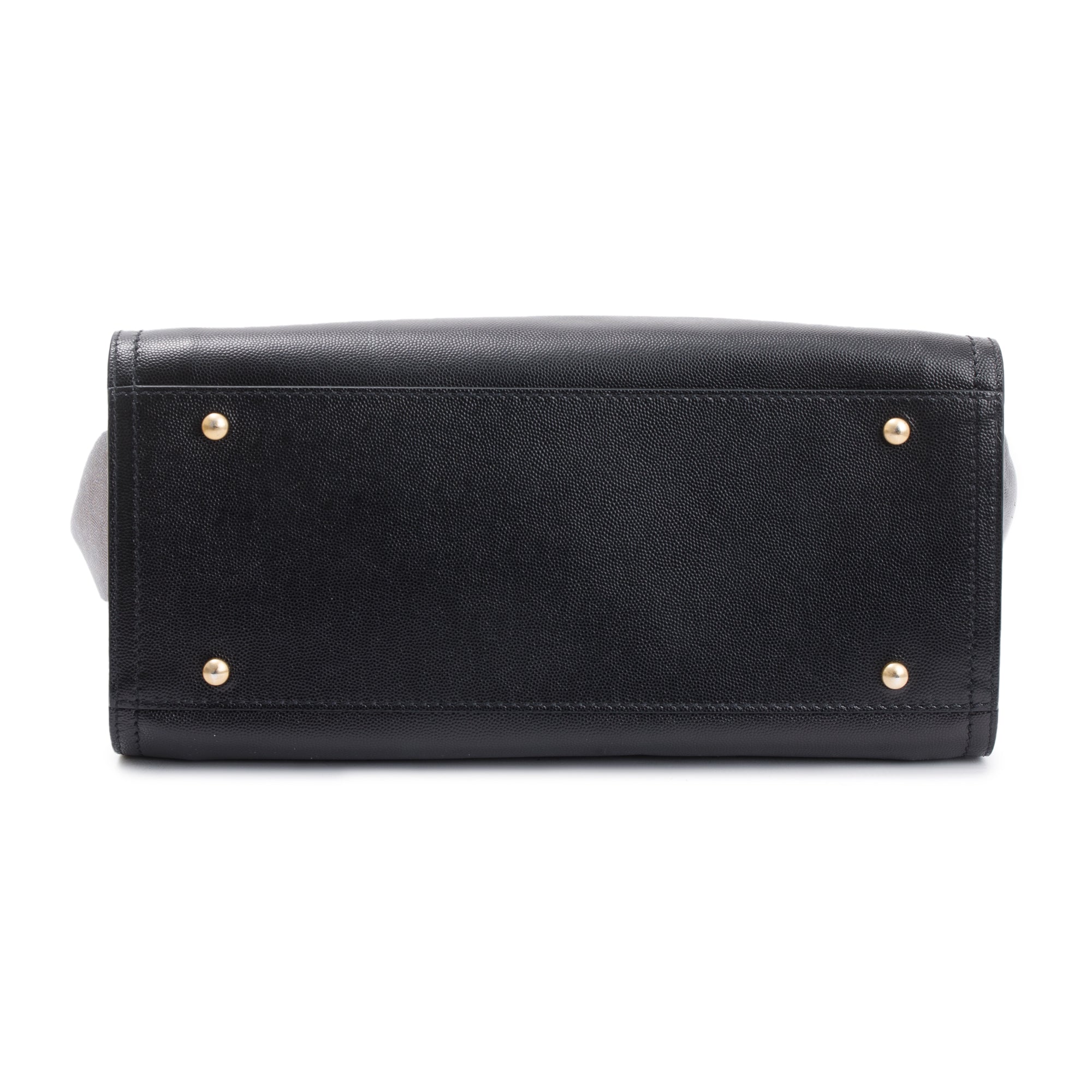 Chanel Black Caviar Leather Medium Studded Deauville Tote w/ Box