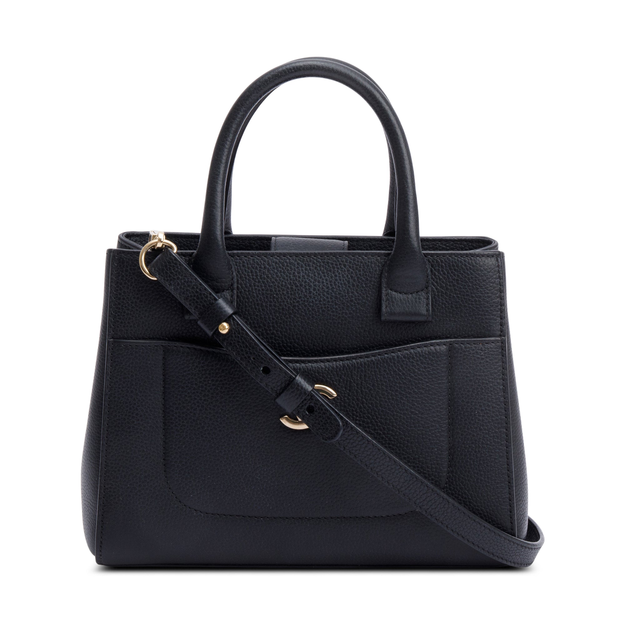 Chanel Black Caviar Leather Mini Neo Executive Tote w/ Strap & Authenticity Card