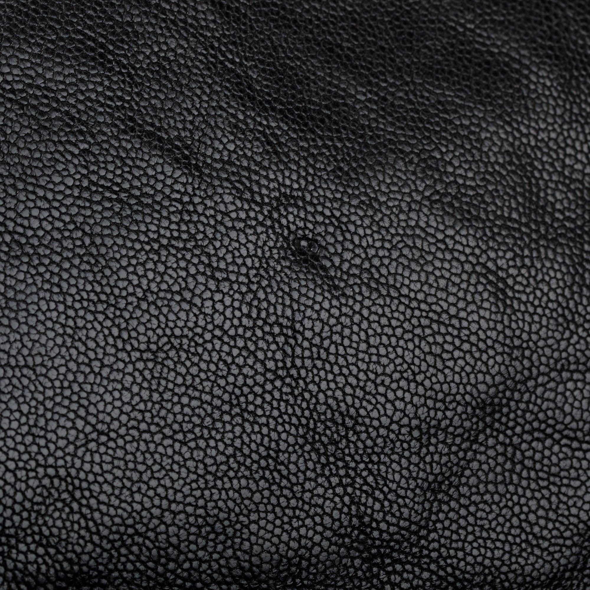 Chanel Black Caviar Leather Modern Chain Tote