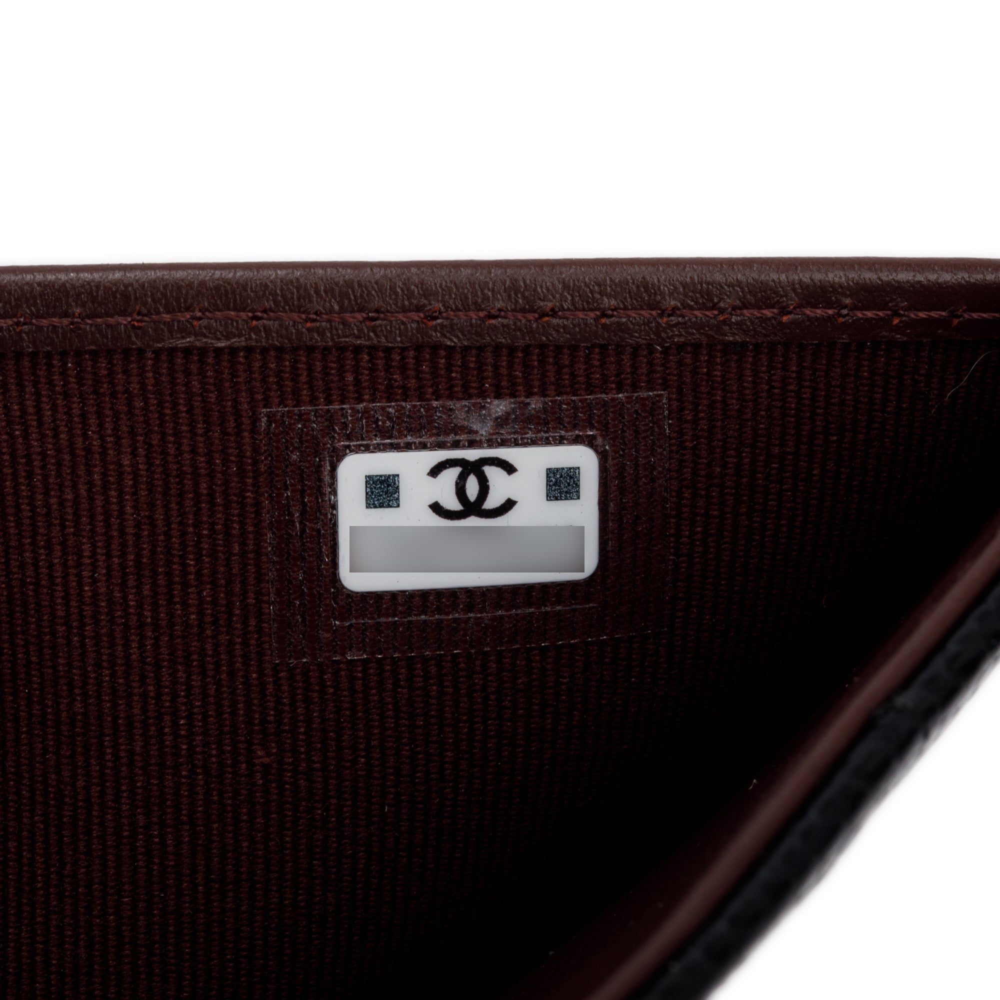 Chanel Black Caviar Leather Small Classic Flap Wallet w/ Box