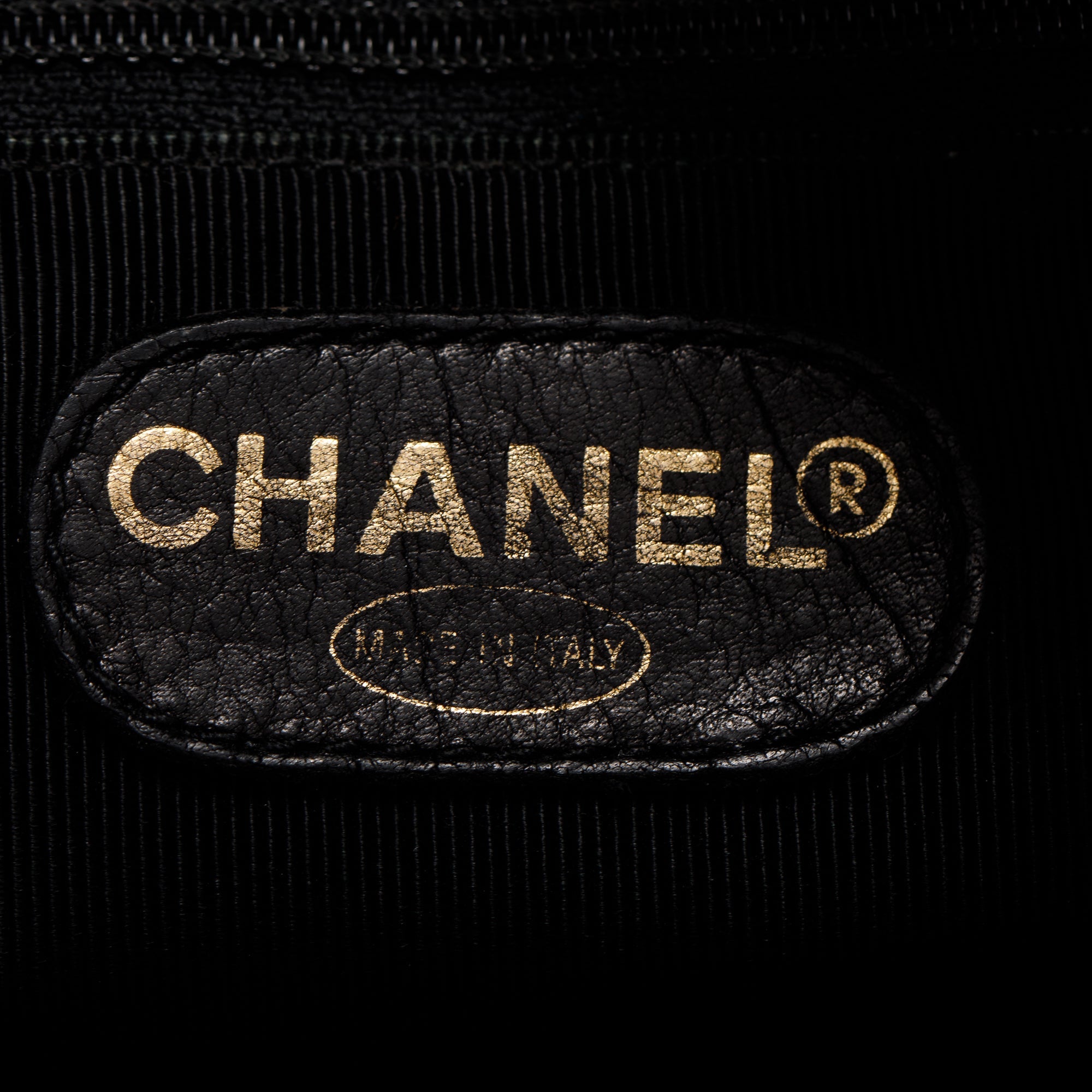 Chanel Black Caviar Leather Small Vintage CC Shoulder Bag