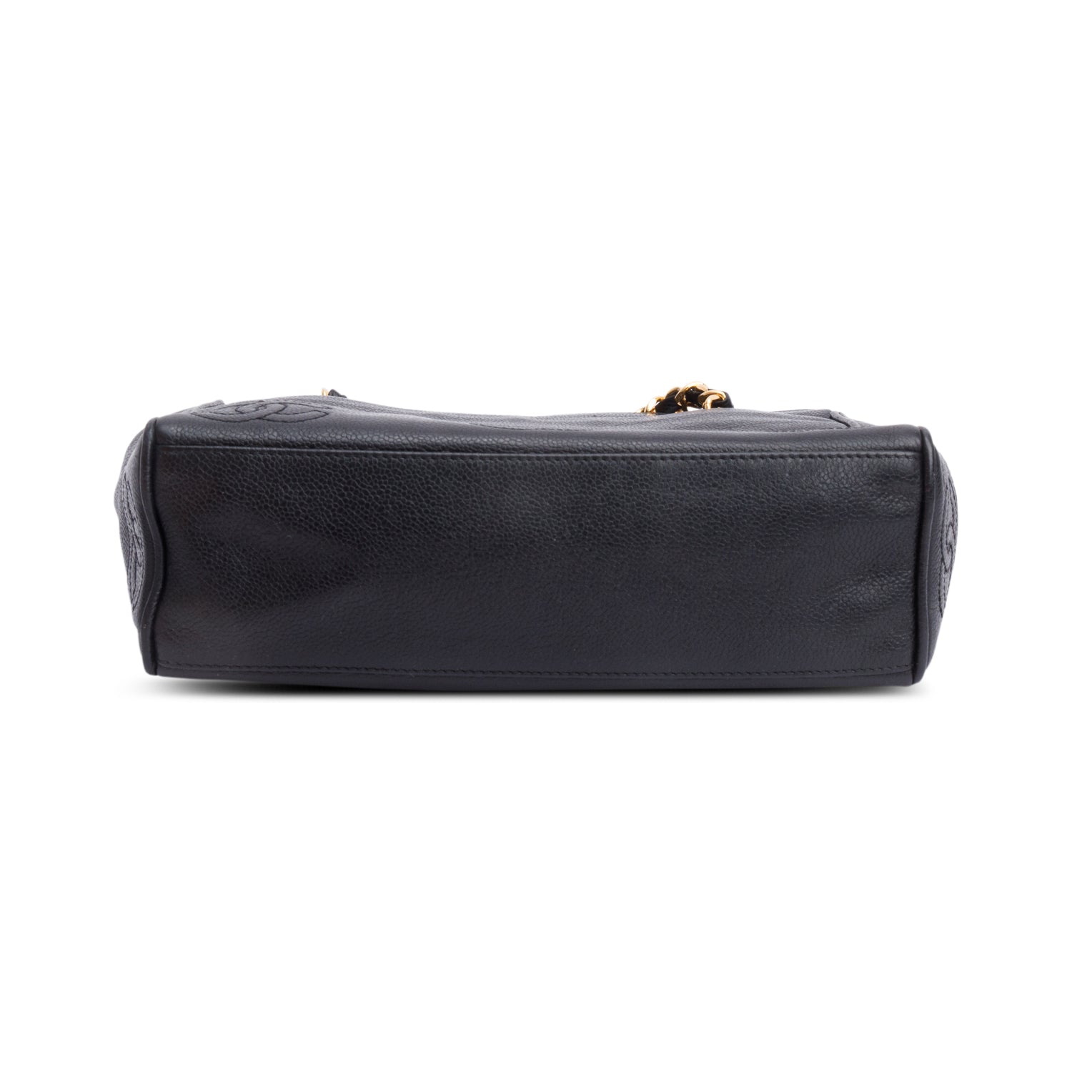 Chanel Black Caviar Leather Triple CC Tote