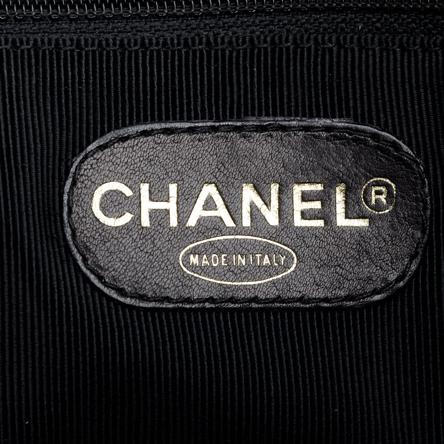 Chanel Black Caviar Leather Triple CC Tote
