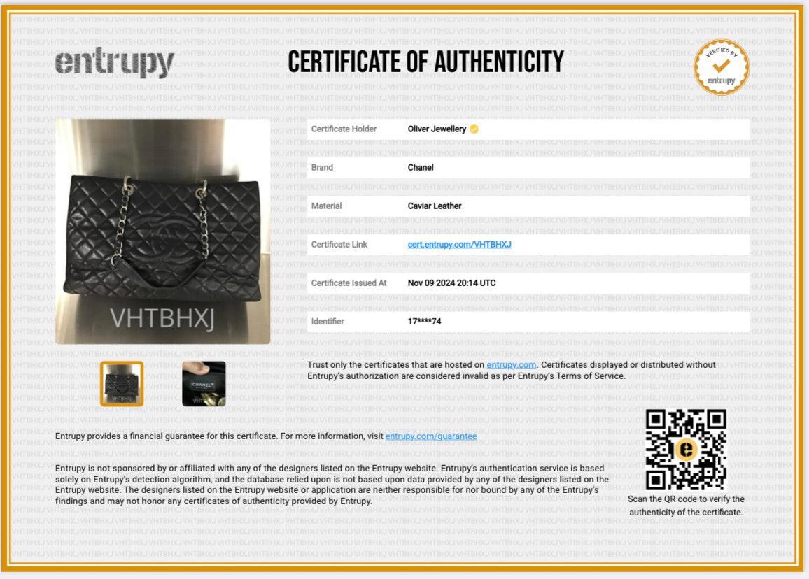 Chanel Black Caviar Leather XL Grand Shopping Tote (GST)