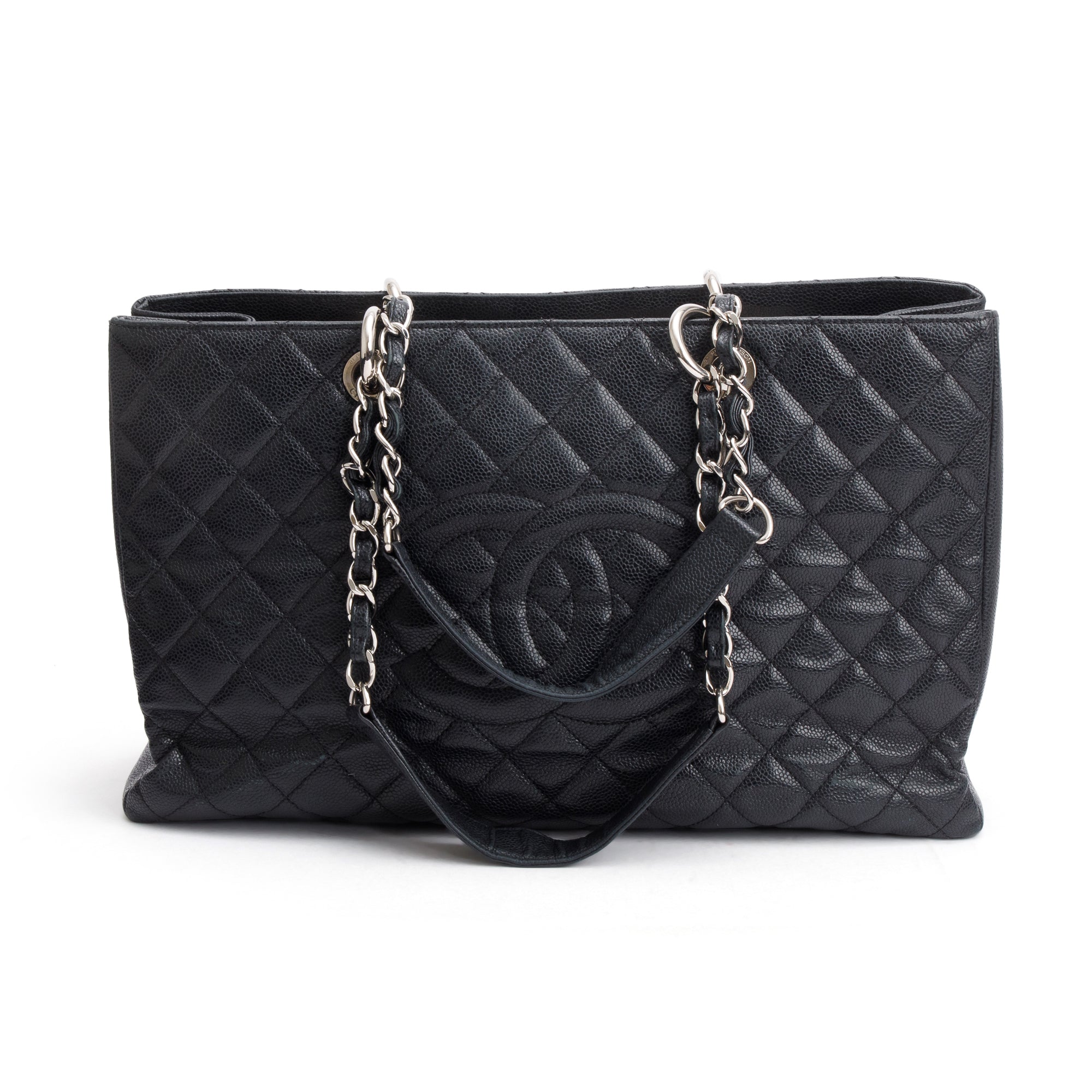 Chanel Black Caviar Leather XL Grand Shopping Tote (GST)