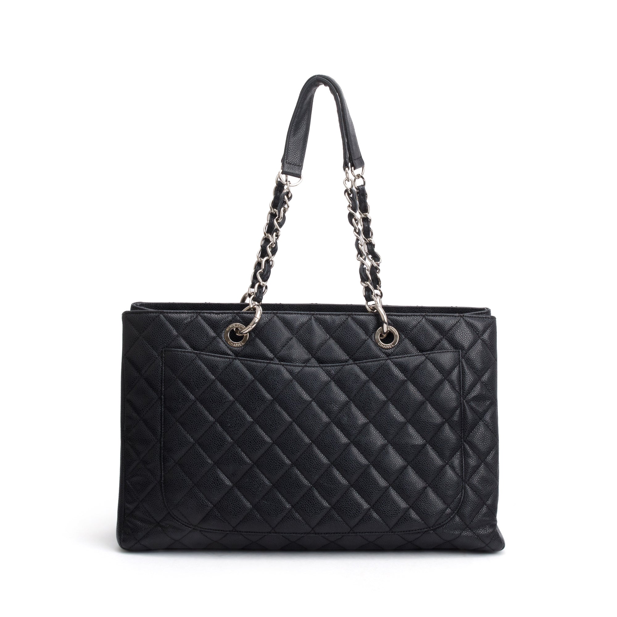 Chanel Black Caviar Leather XL Grand Shopping Tote (GST)