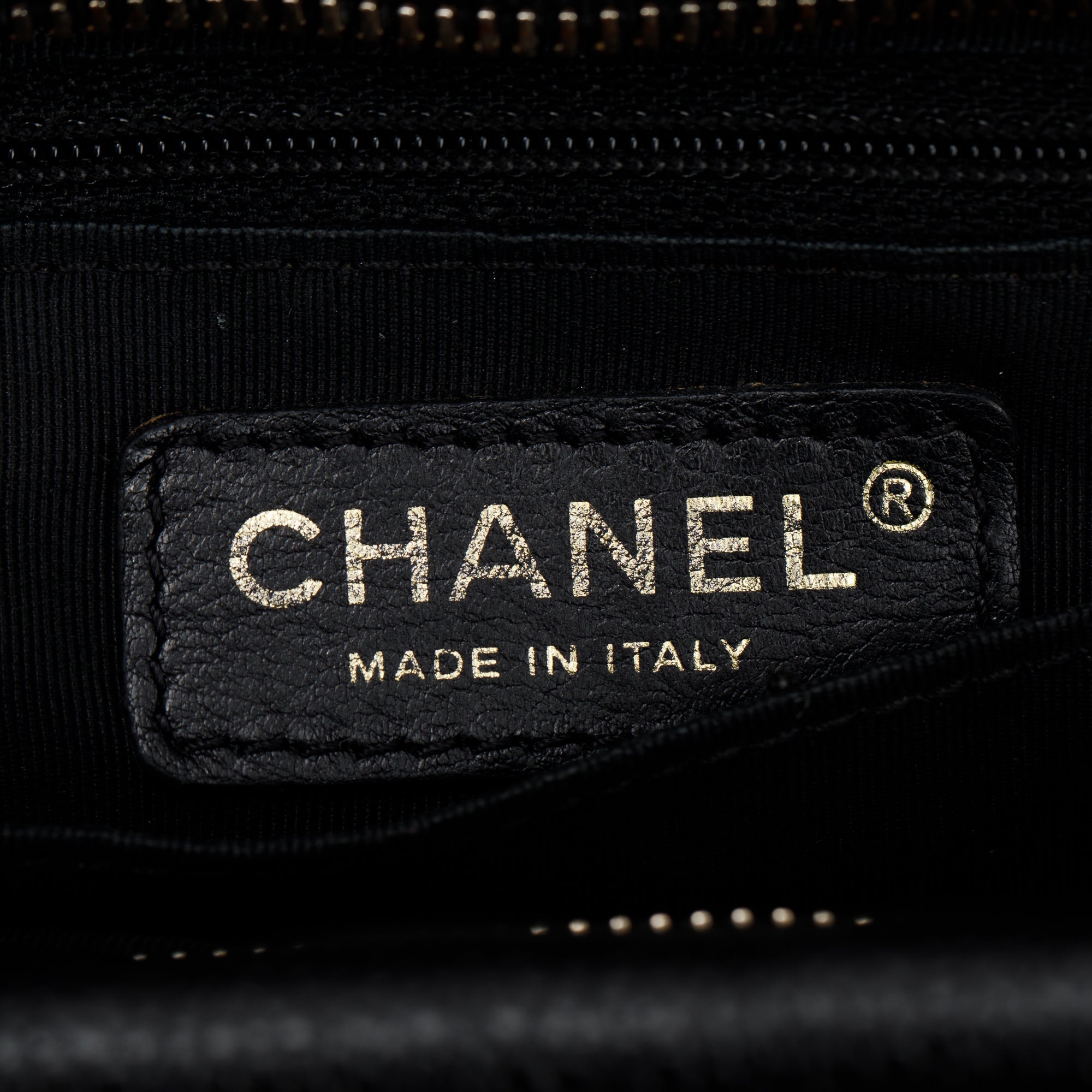 Chanel Black Caviar Quilted Leather Petit Timeless Tote