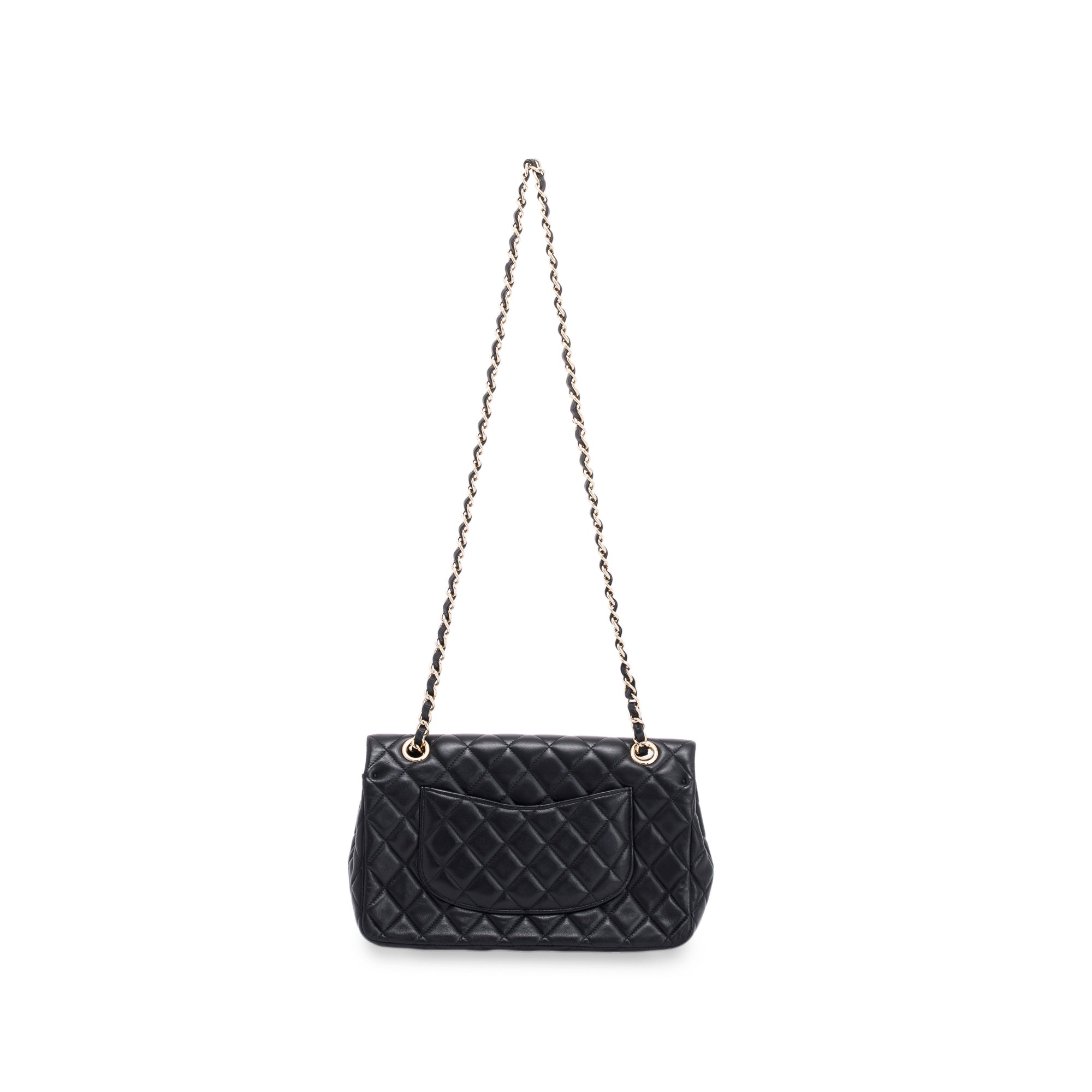Chanel Black Classic Medium Valentine Flap Bag