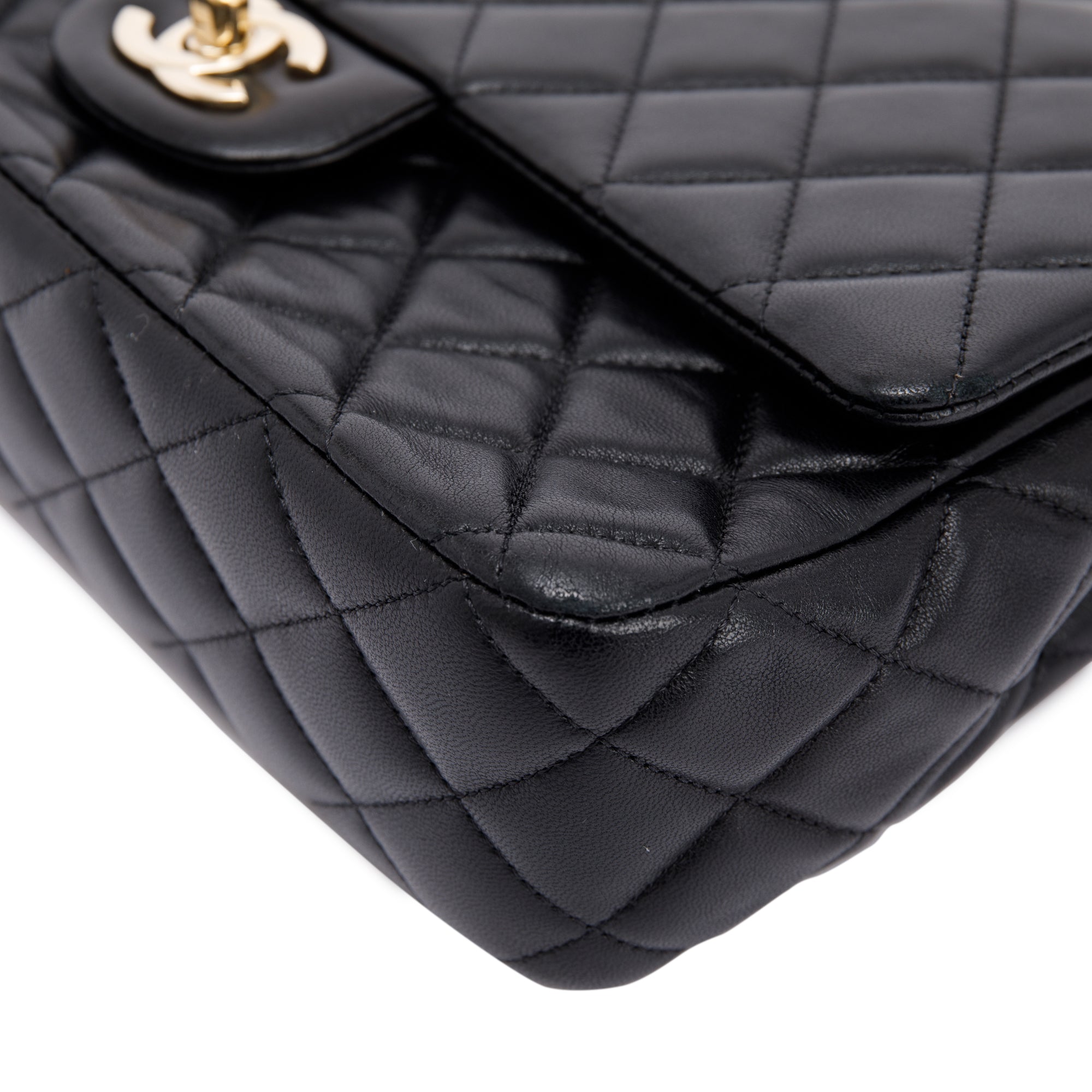 Chanel Black Classic Medium Valentine Flap Bag