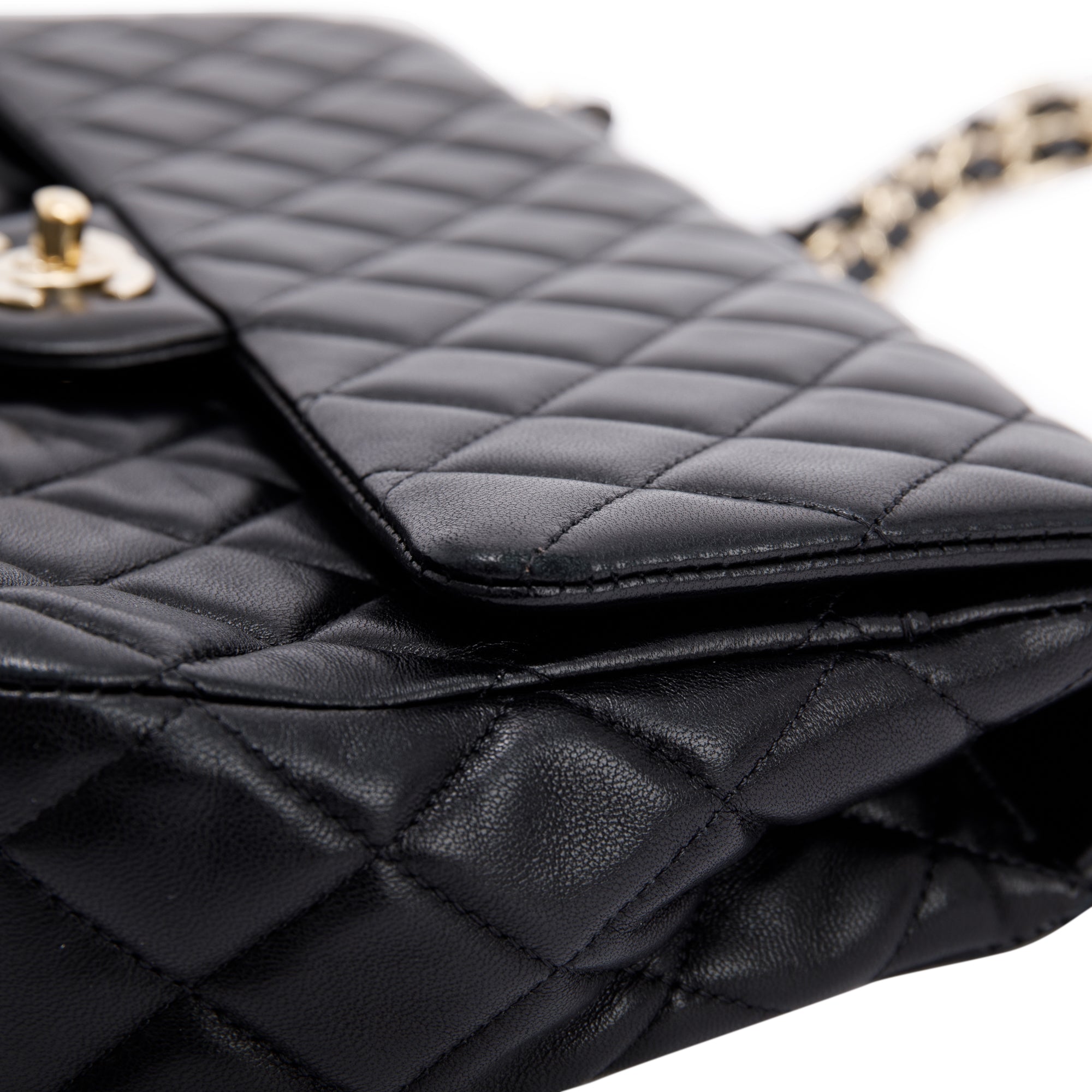 Chanel Black Classic Medium Valentine Flap Bag