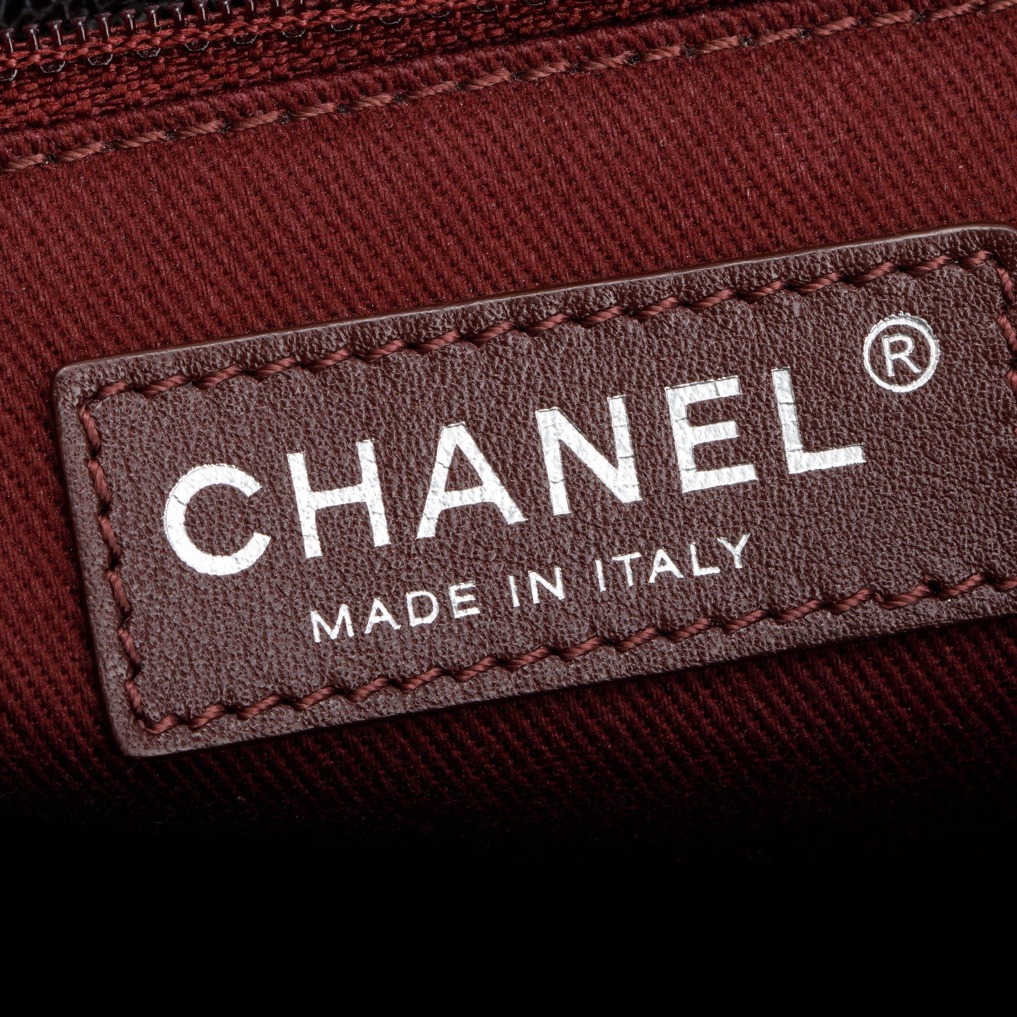 Chanel Black Glazed Caviar Leather Medium CC Crave Flap Bag w/ Box & Authenticity Card