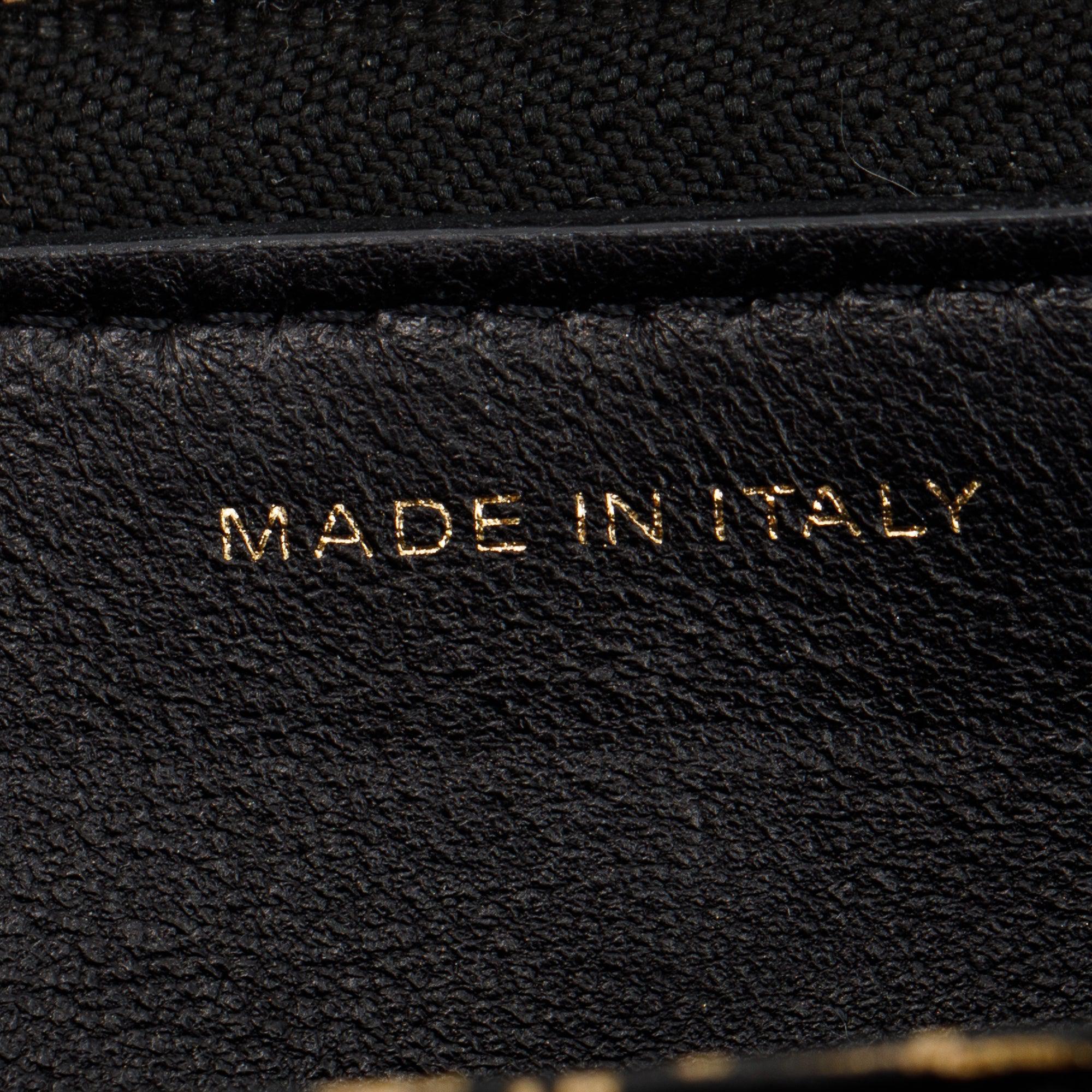 Chanel Black Lambskin Classic Long Zipped Wallet w/ Box & Authenticity Card