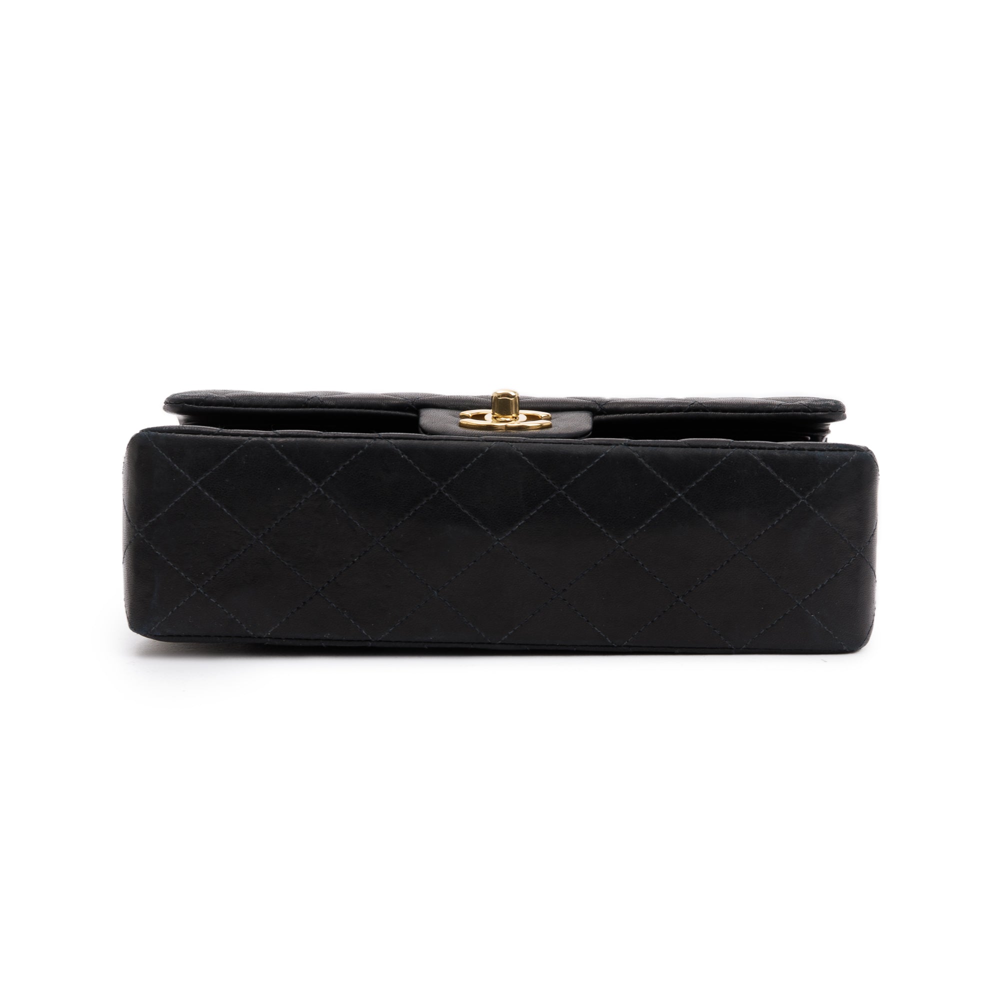 Chanel Black Lambskin Classic Small Double Flap Bag