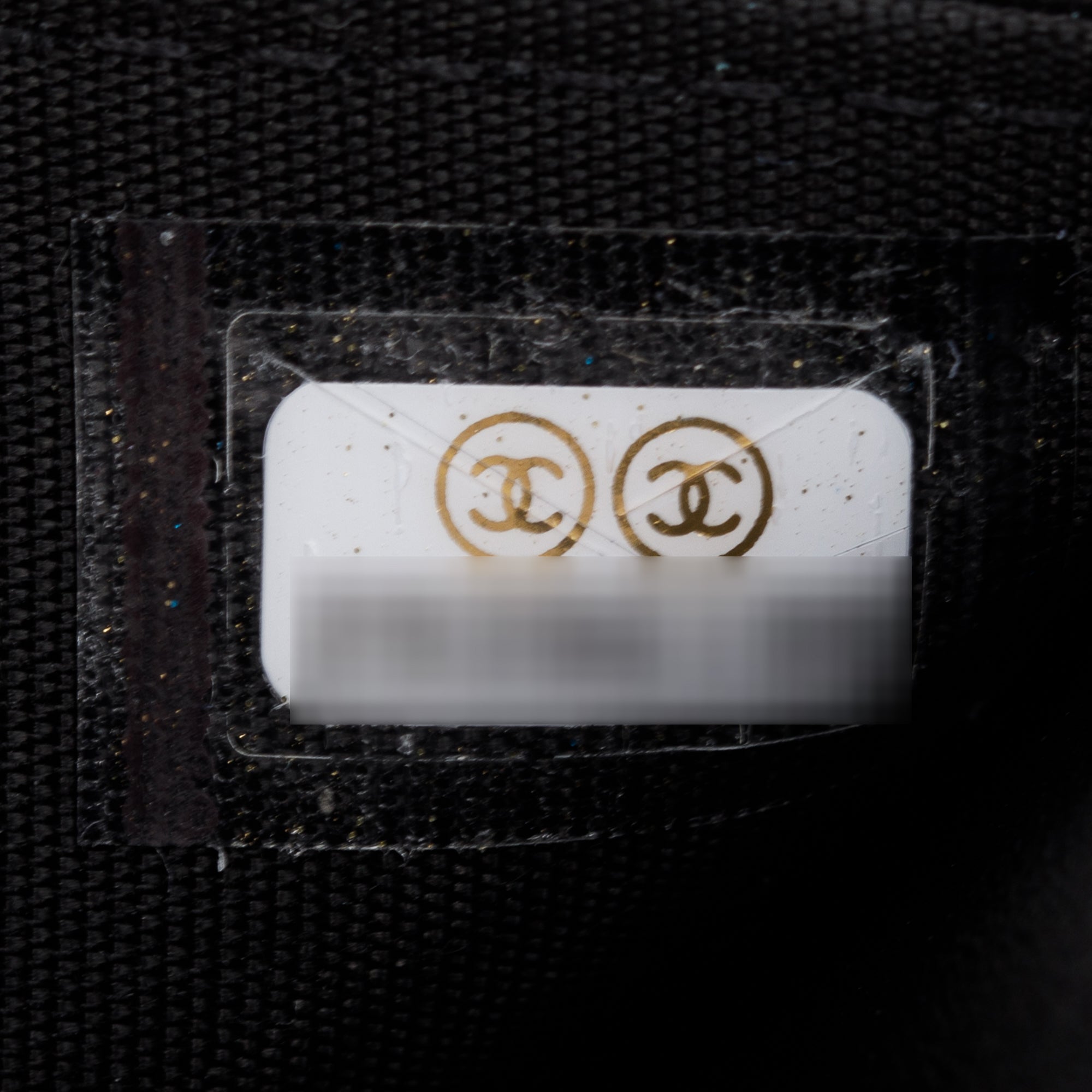 Chanel Black Lambskin Leather Boy Wallet on Chain w/ Box & Authenticity Card