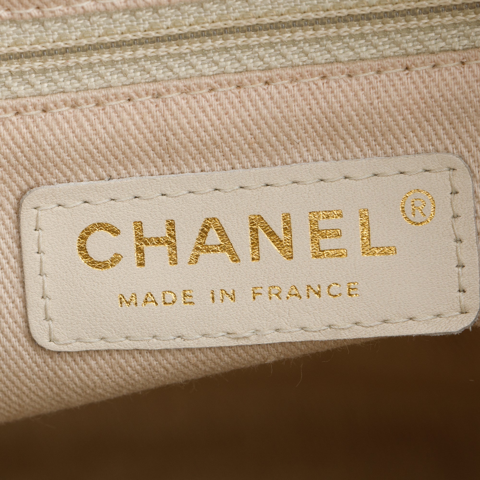 Chanel Black Lambskin Leather Camellia Logo Tote Bag